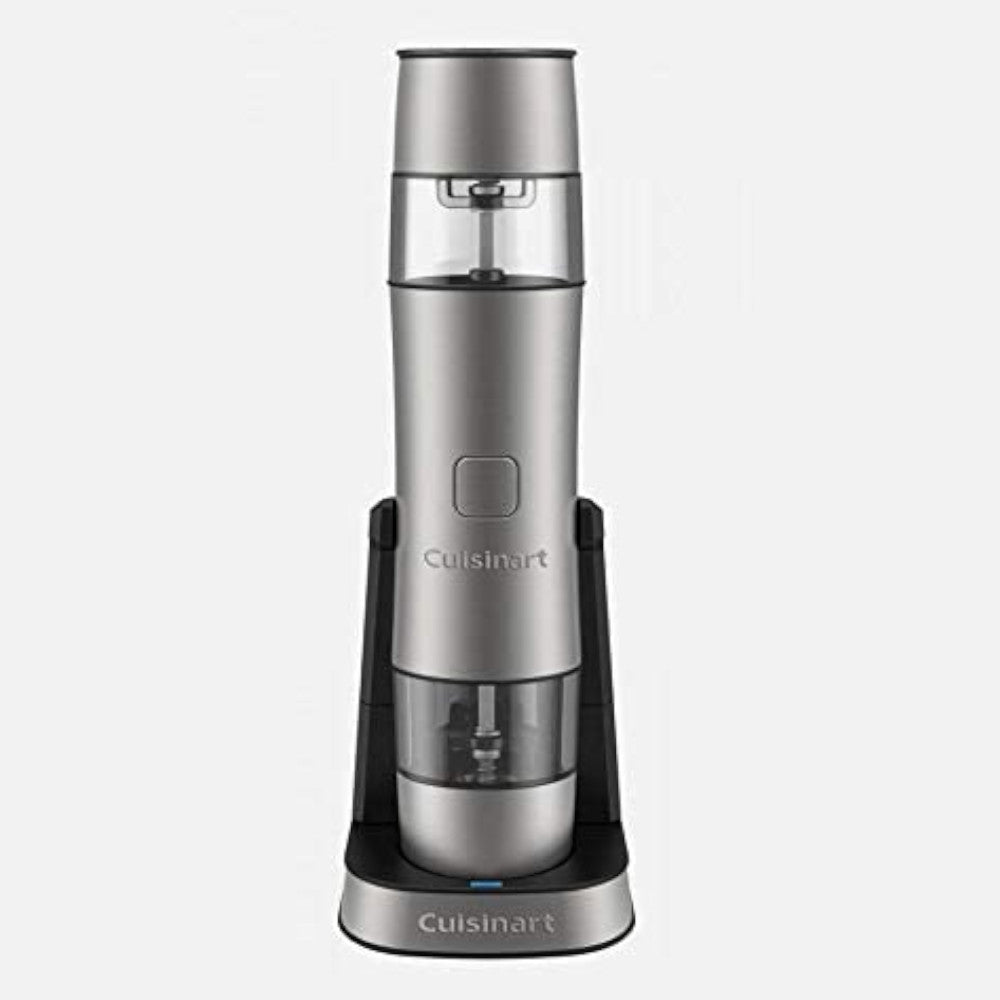 CUISINART Rechargeable Electric Salt, Pepper & Spice Grinder Mill Set - Adjustable Coarseness, Battery Powered for Fresh Seasoning - Perfect for Kitchen, Dining Table & Outdoor Cooking