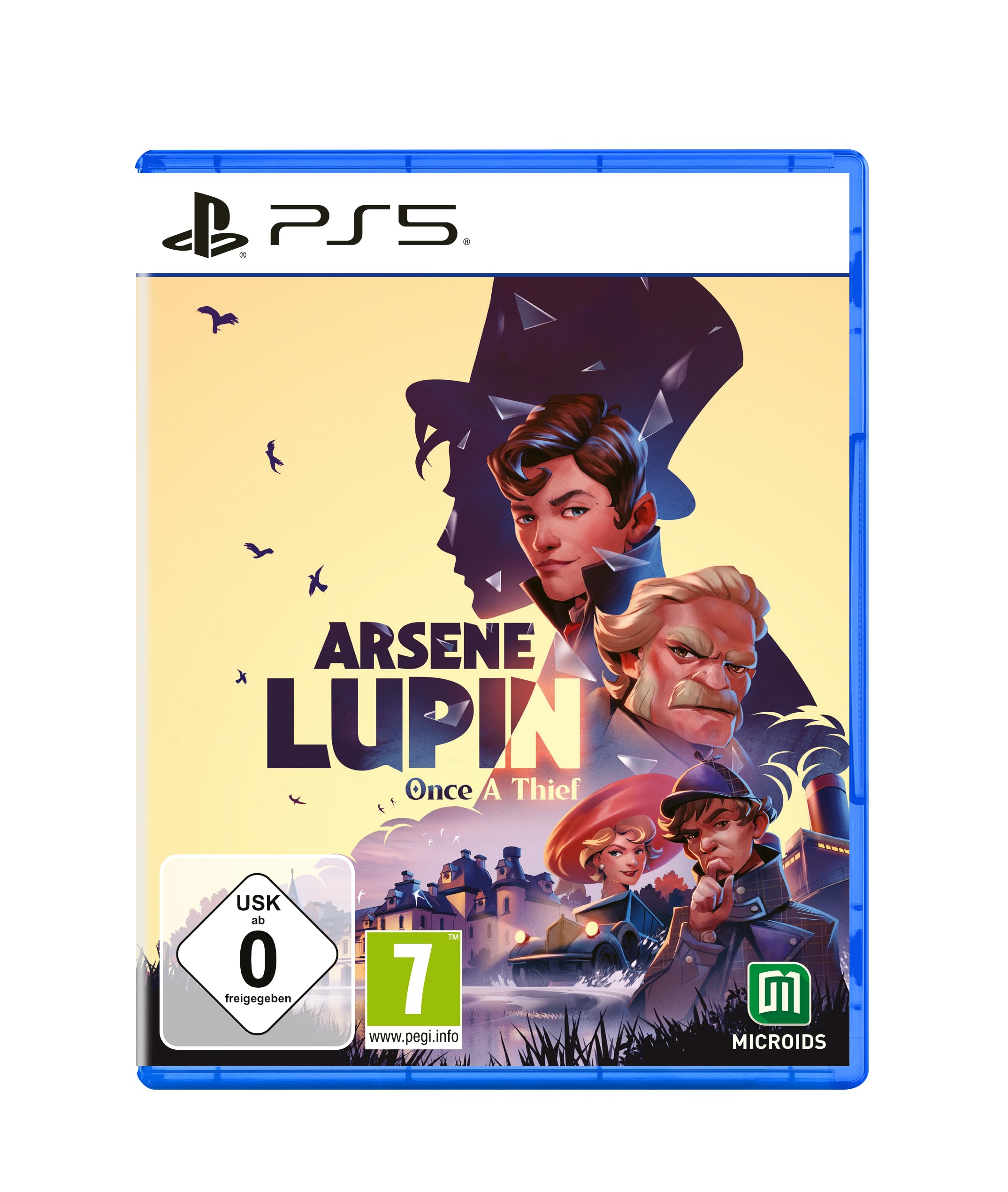 Arsene Lupin - Once a Thief PS5 Game & Blu-ray | Action-Adventure Stealth Gameplay | Perfect for Anime Fans & Heist Story Lovers