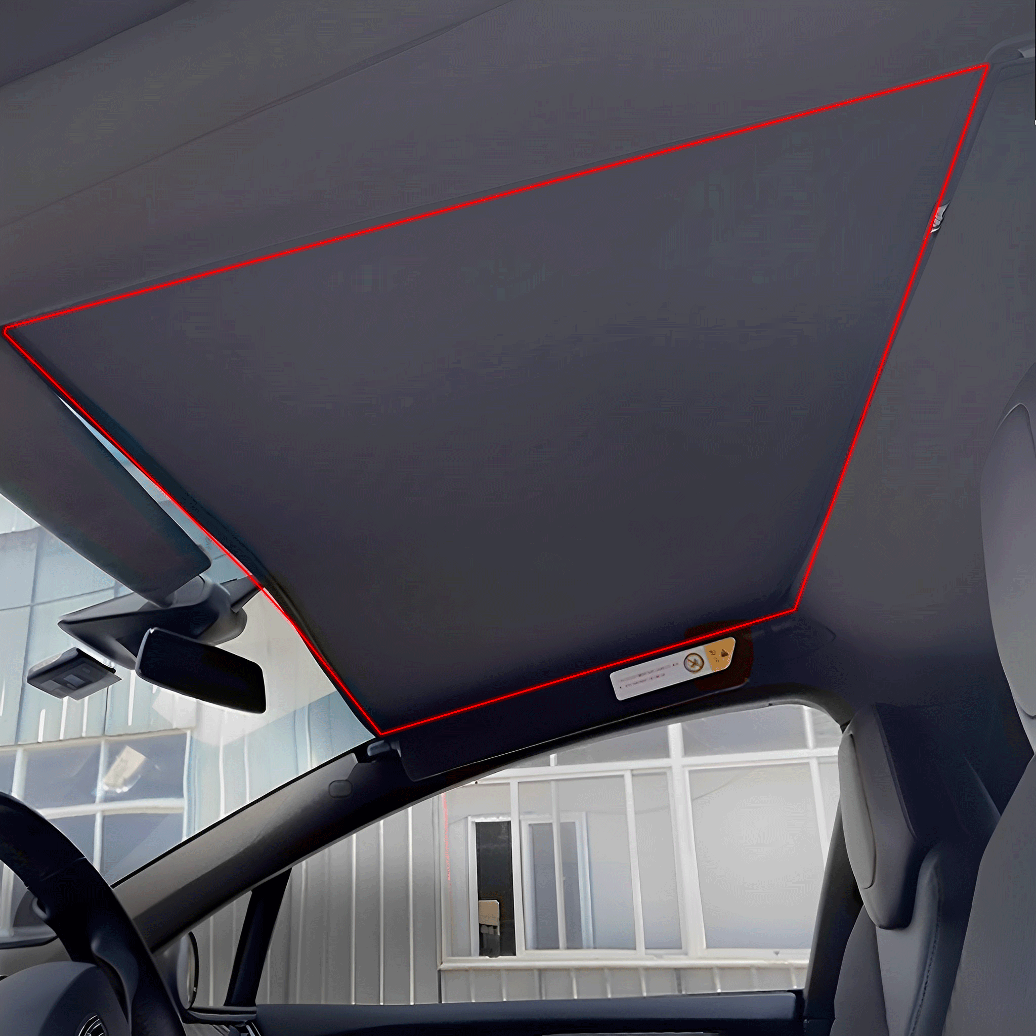 Premium Tesla Model X Roof Sunshade (2016-2025) - Compatible with Pre-Refresh & Newer Models | UV Protection & Heat Reduction for Summer Driving & Outdoor Parking
