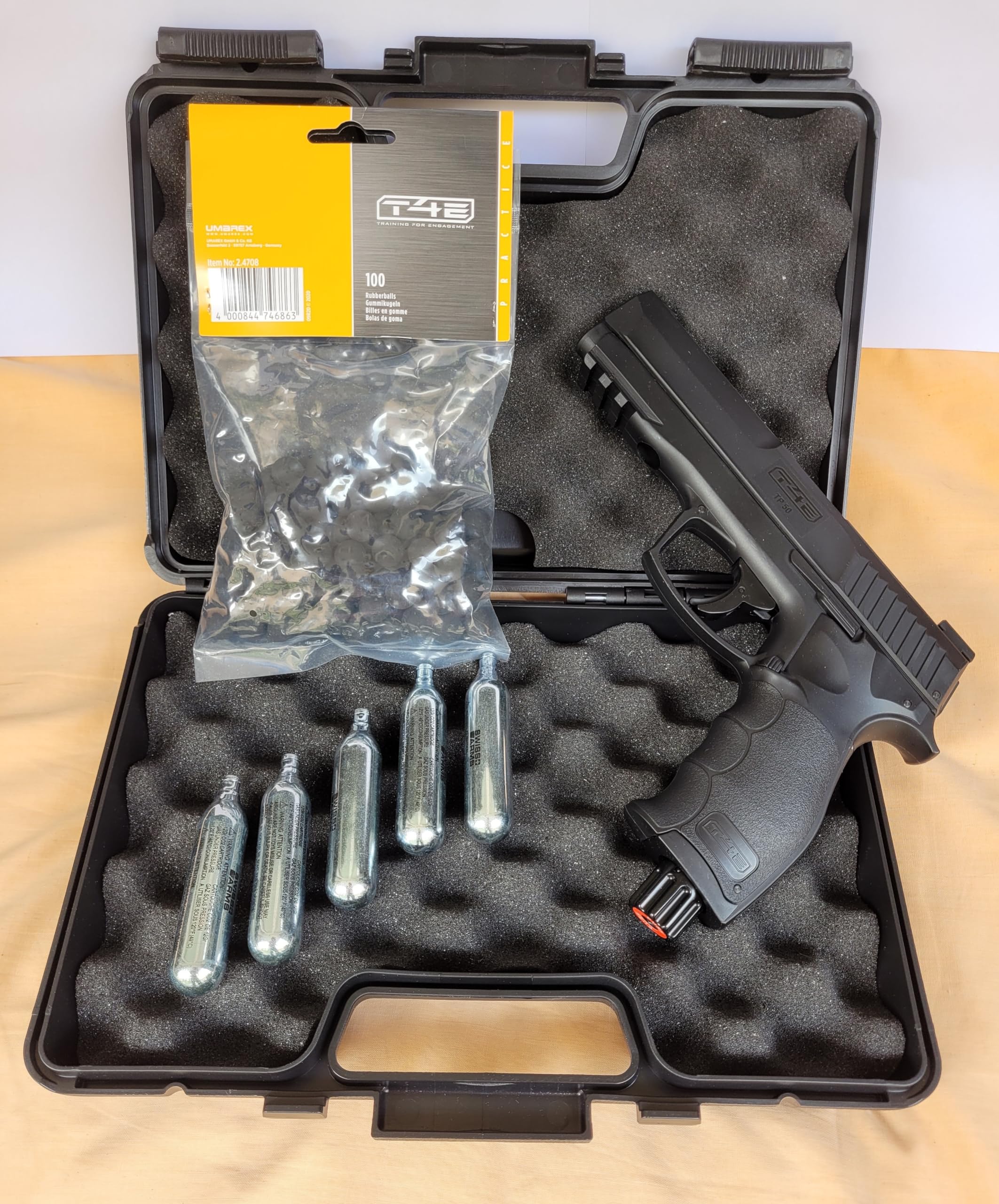 Umarex Hard Case for Air Pistols, CO2 Guns, BB Guns & Airsoft - Durable Transport Bag for Shooting Range & Outdoor Adventures