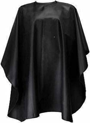 Professional Salon Barber Hair Styling Cape - Black Waterproof Hair Cutting Apron for Men & Women | Hair Coloring, Dyeing & Styling Protection | Perfect for Salons, Home Haircuts & DIY Hair Treatments