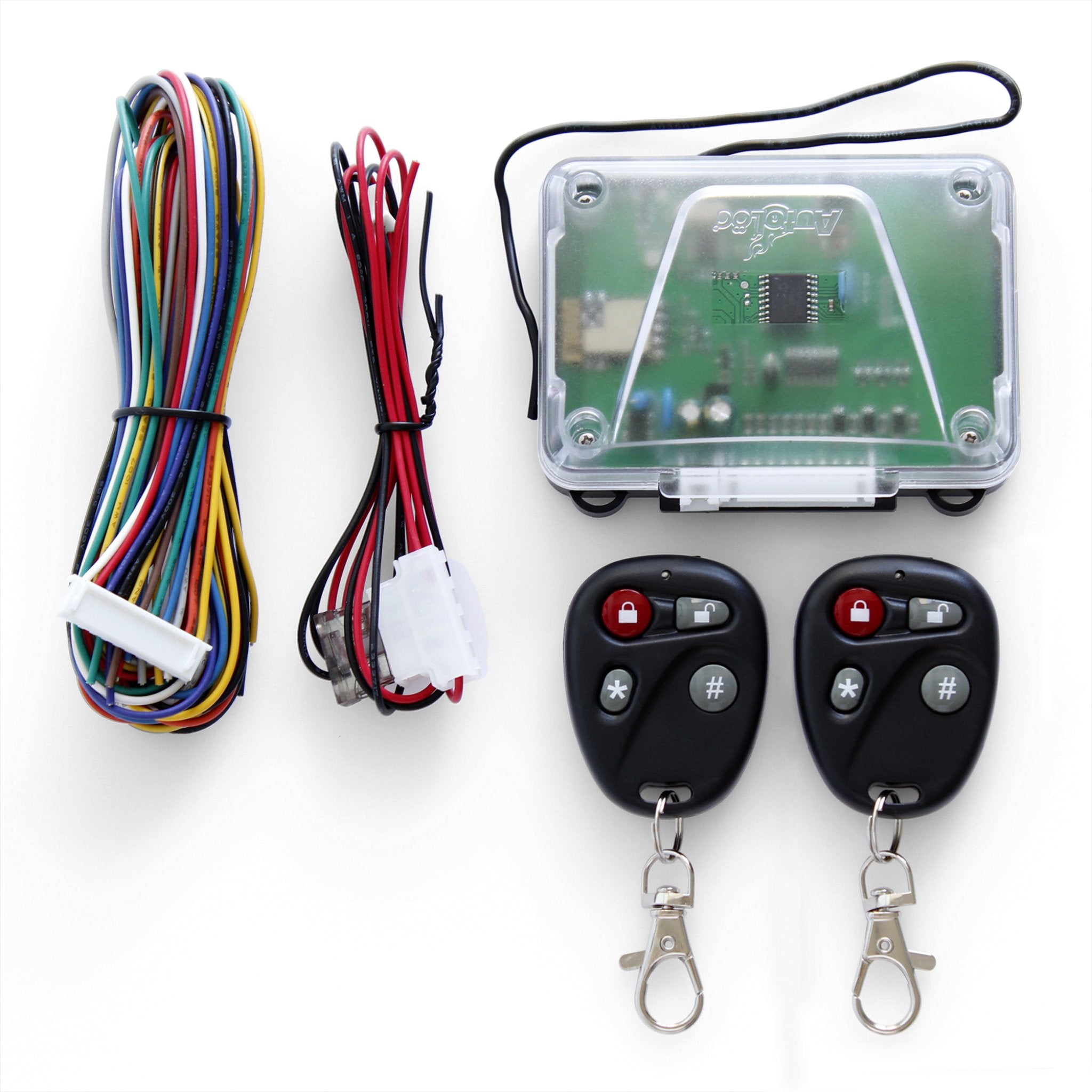 1901-1907 Oldsmobile Curved Dash Autoloc 8-Channel Remote Keyless Entry System with 2 Key Fobs - Car Door Lock/Unlock for Classic Vehicle Restoration & Security Enhancement
