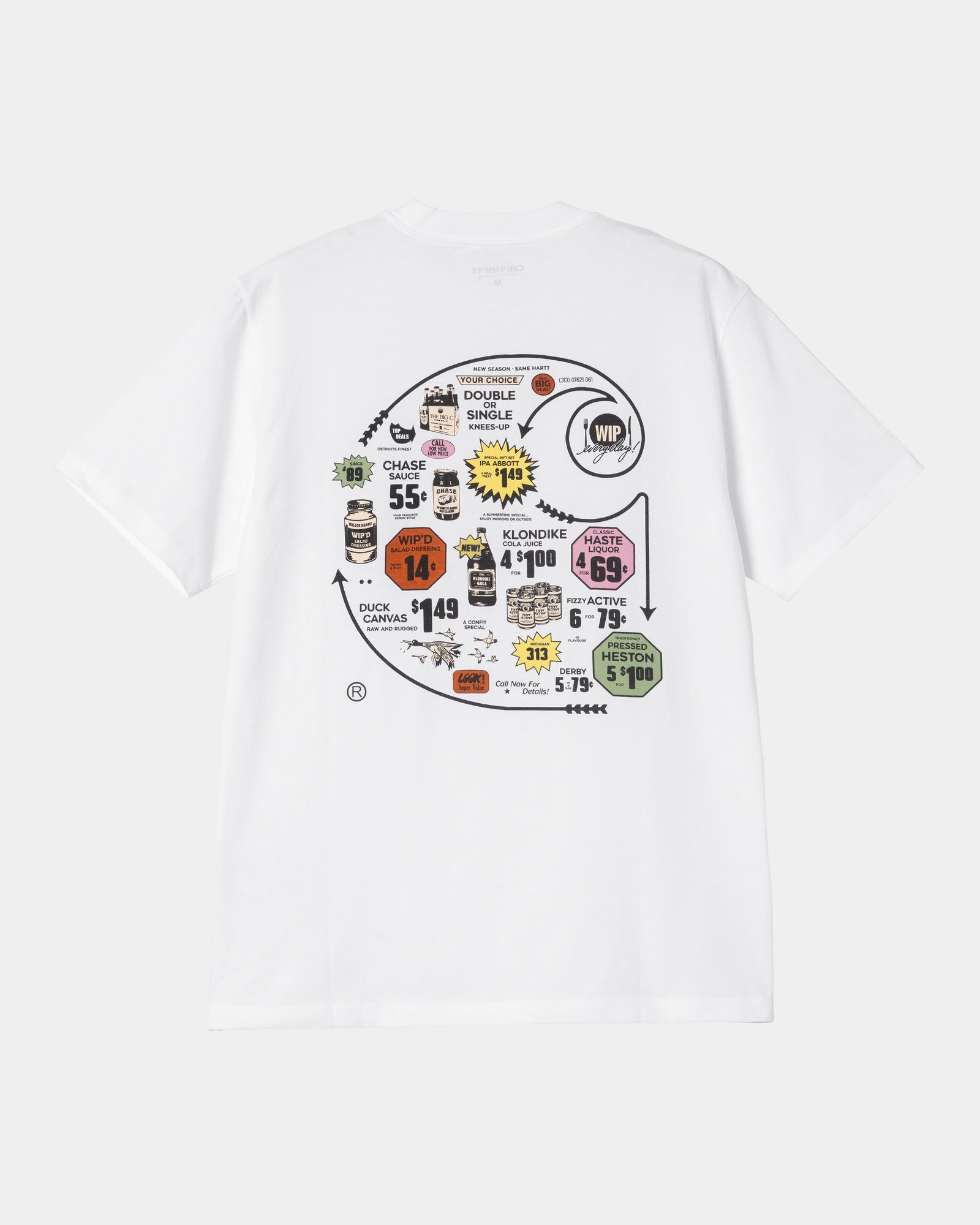 Catalogue C Logo T-Shirt for Men & Women - Premium White Cotton Tee - Casual Streetwear & Everyday Wear
