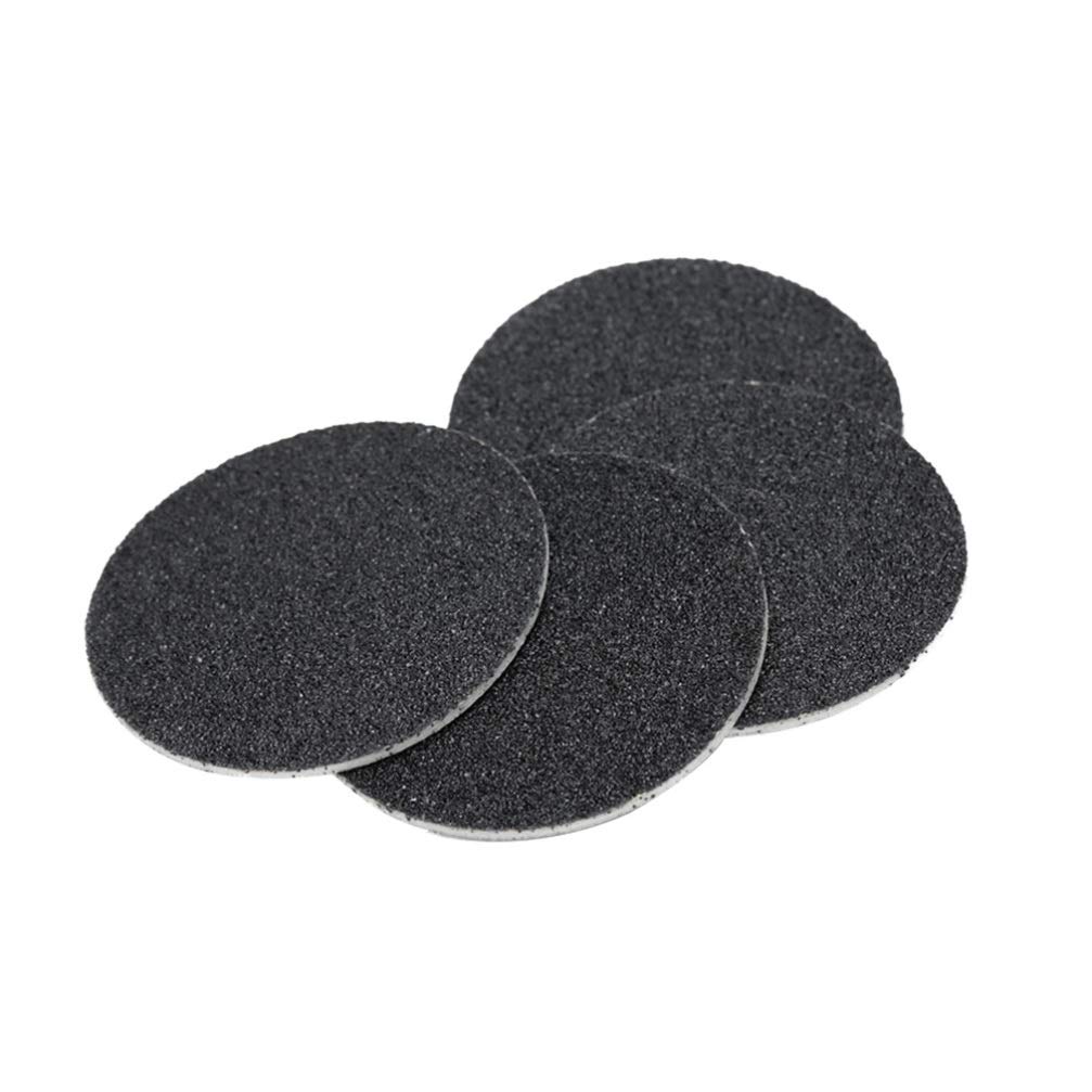 Minkissy 60Pcs Nail Drill Bits - Self-Adhesive Sandpaper Discs & Foot File Replacement Pads for Electric Nail File & Foot Care Tools | Professional Pedicure & Manicure Kit for Salon & Home Use