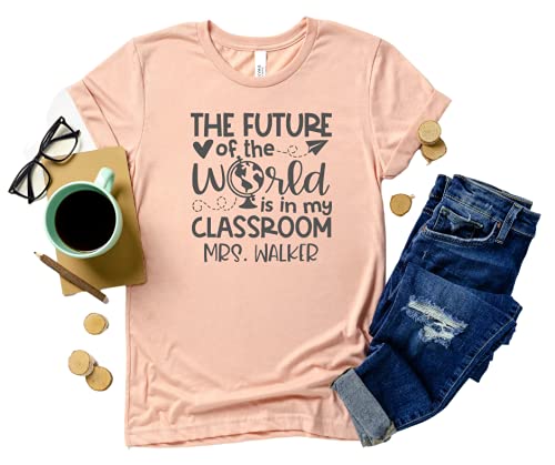 Inspirational Cute Teacher T-Shirts for Women - Personalized Back to School Shirt, Plus Size Teaching Tee, Substitute Teacher Gift Ideas - Perfect for Classroom, Teacher Appreciation Week & School Events