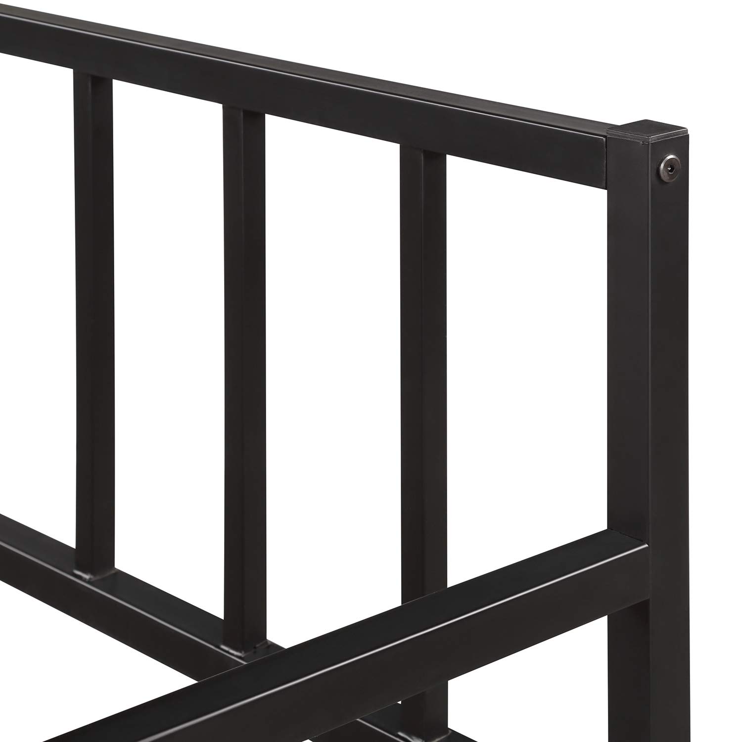 Twin Daybed with Trundle - Sturdy Metal Frame for Guest Room, Living Room & Small Spaces - Perfect for Sleepovers, Extra Seating & Space-Saving Solutions