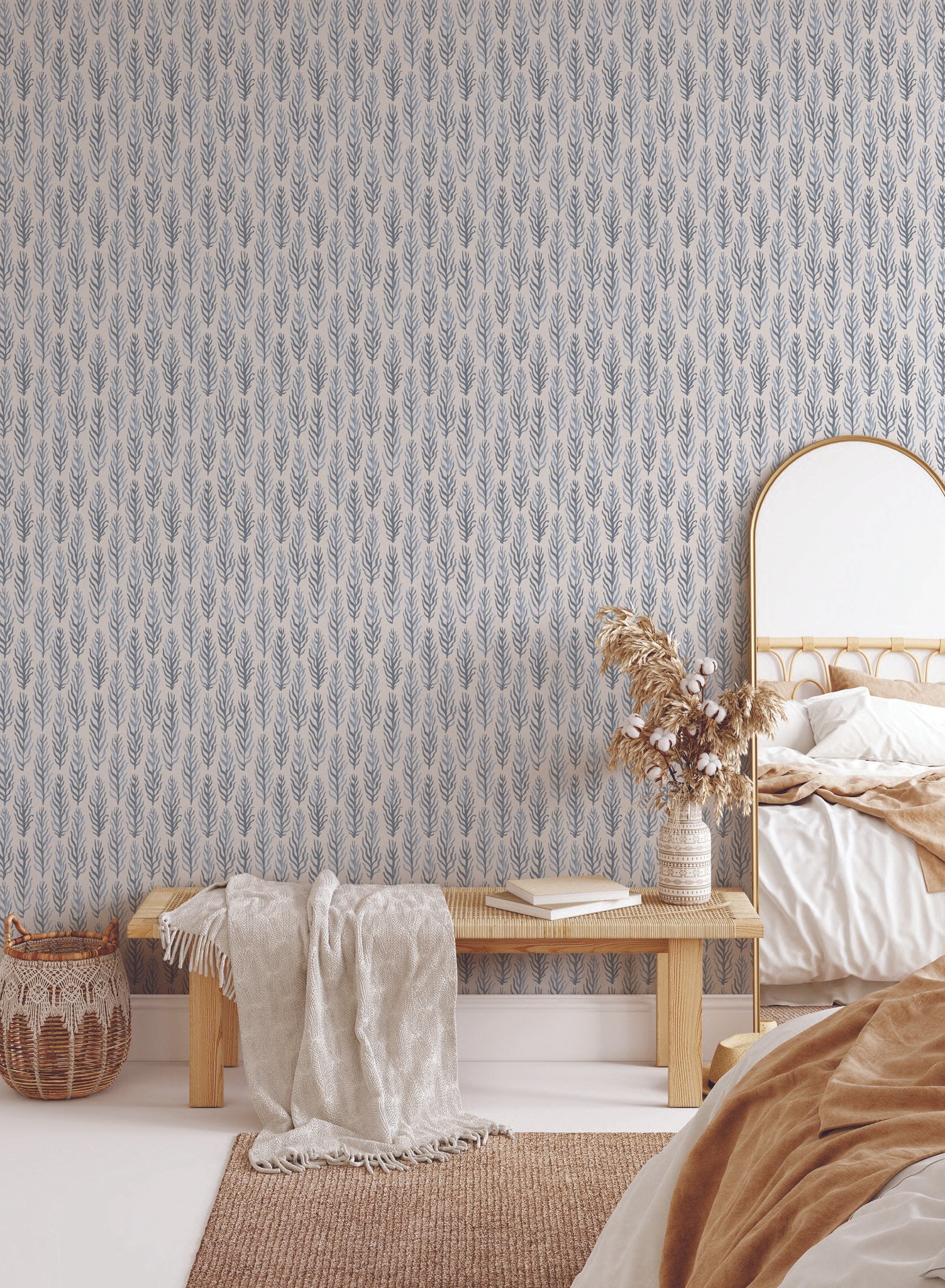 Premium Sapling Wallpaper - Eco-Friendly Peel & Stick Wallpaper for Home Decor - Perfect for Living Room, Bedroom, and Nursery