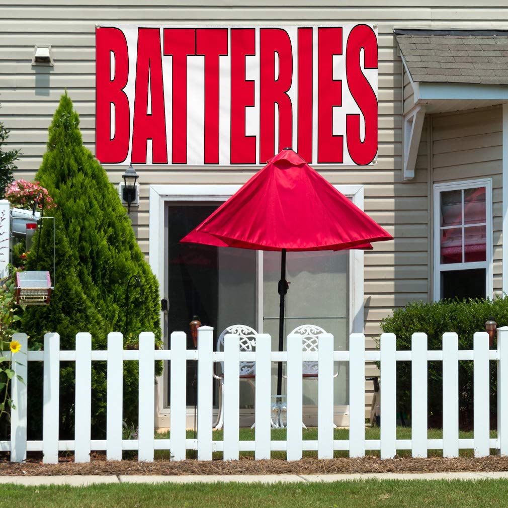 Vinyl Banner - 48x96 Inches, Weatherproof Outdoor Sign with 8 Grommets for Advertising, Automotive & Industrial Use | Multiple Sizes Available | Perfect for Yard Signs, Events & Business Promotions
