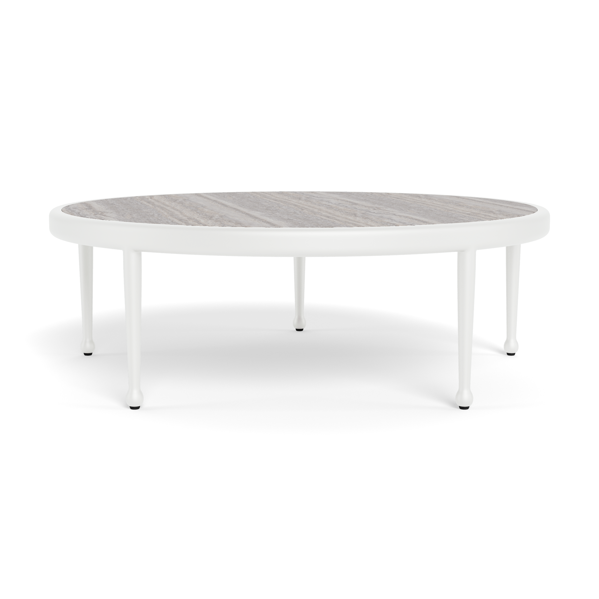 Andre Modern Round Coffee Table - 36 Inch Wooden Living Room Center Table for Small Spaces - Perfect for Sofa, Lounge, and Apartment Decor