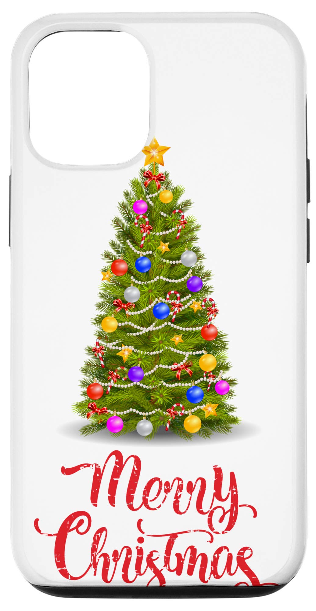 iPhone 12/12 Pro Christmas Tree Phone Case - Holiday Protective Cover for Christmas Parties & Gifts | Perfect for Festive Gatherings, Office Celebrations & Seasonal Selfies