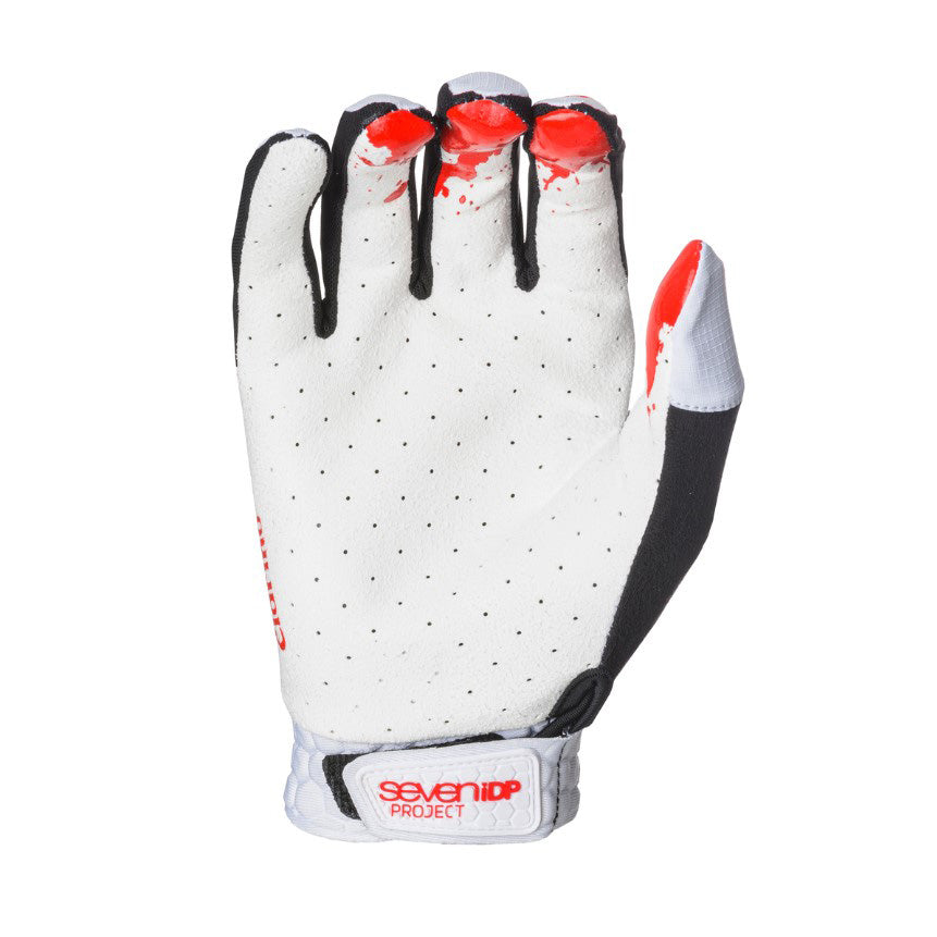 7iDP Limited Edition Project Gloves - Small Size, Splatter Design - Motorcycle & Mountain Biking Protective Gloves for Extreme Sports & Outdoor Adventures