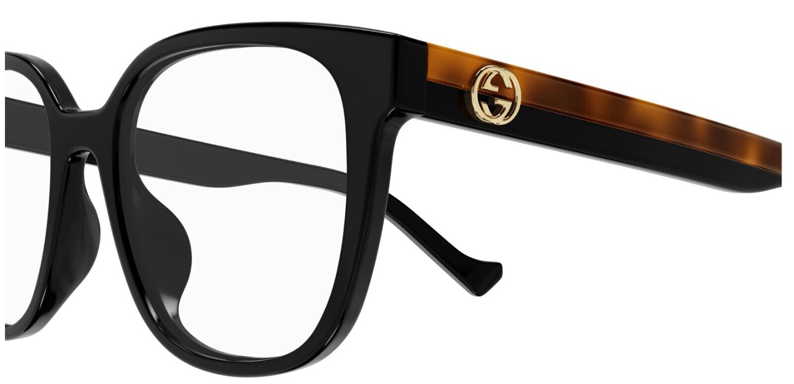 Gucci GG1305OA 001 Black Rectangular Women's Eyeglasses - Stylish Designer Glasses for Women | Perfect for Work, Reading & Fashion Accessories