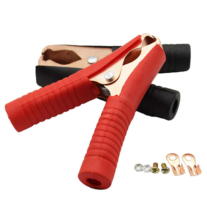 50-100A Battery Jumper Cables Clamp for Car Charging & Testing - Alligator Clips for Power Replacement - Perfect for Auto Repair & Emergency Use