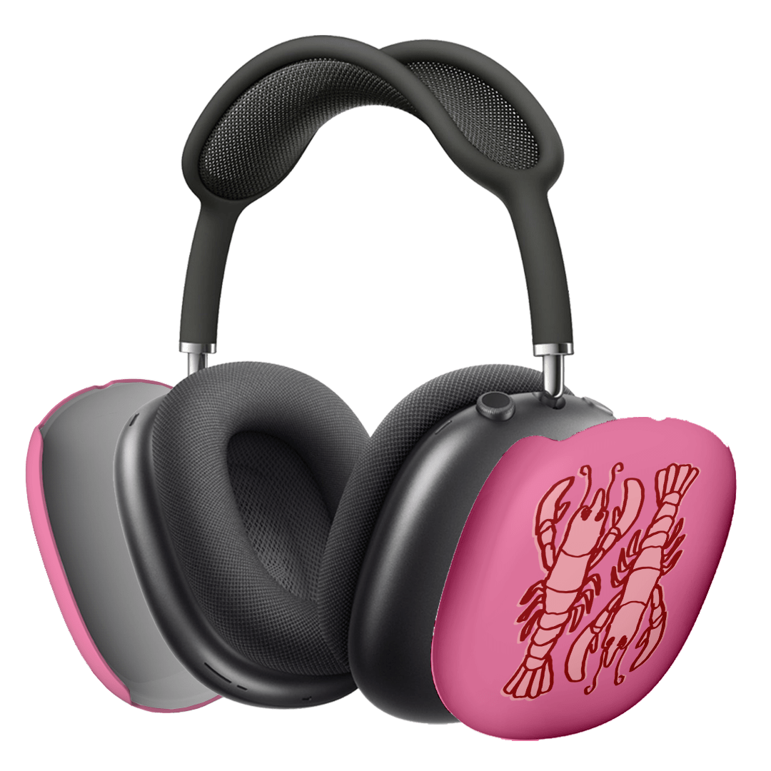 Premium Lobster Love AirPods Max Protective Case - Durable Shockproof Cover for Apple AirPods Max Headphones - Perfect for Travel, Workouts & Daily Commute