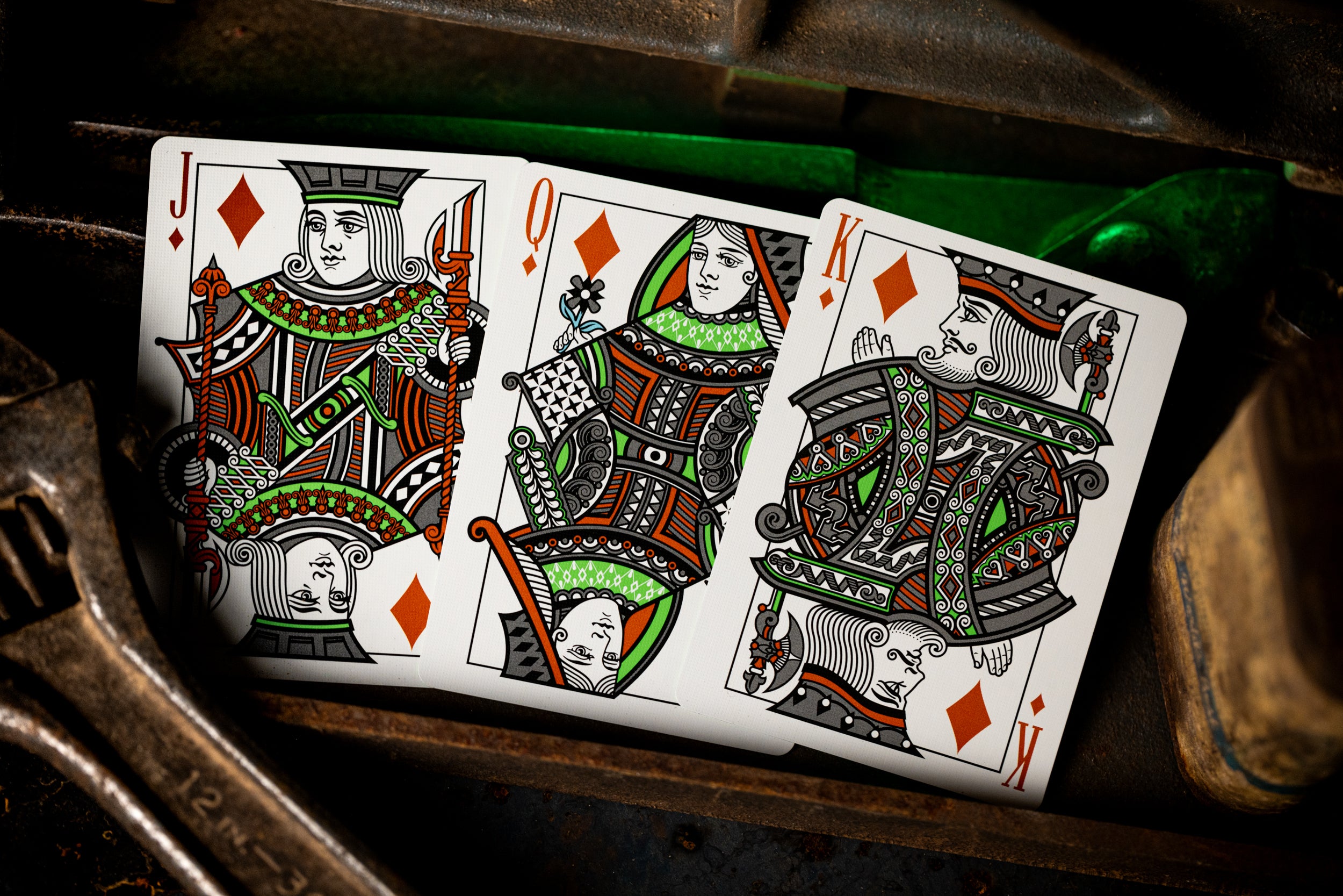 Premium KW Auto Body Threads Deck Luxury Playing Cards - Elegant Design for Poker, Blackjack & Magic Tricks | Perfect for Game Nights, Casino Parties & Collectors