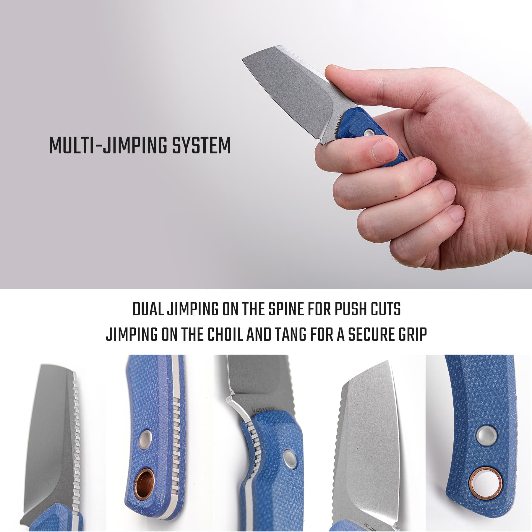 Premium Marmoset Fixed Blade Knife - 2.20