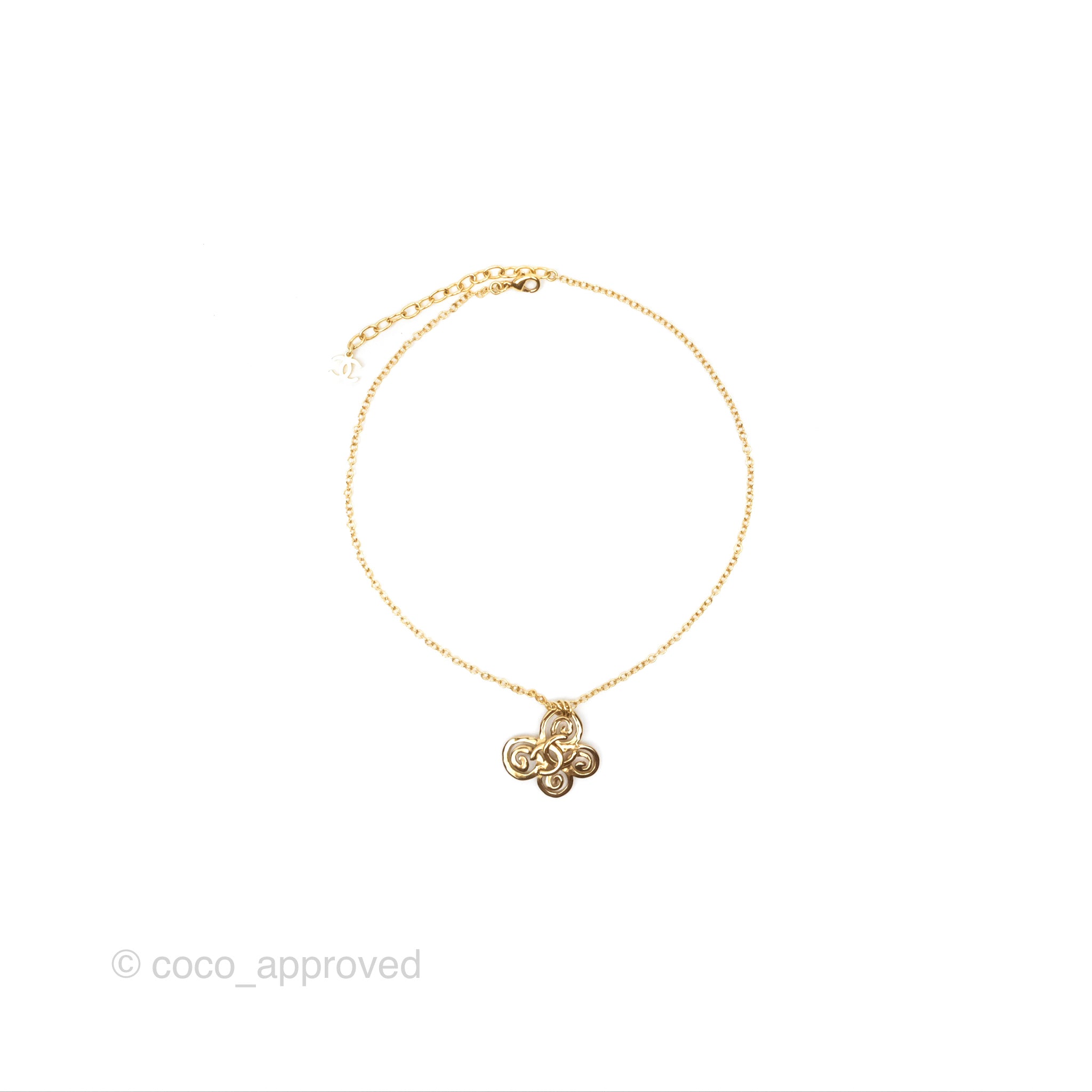 Chanel CC Butterfly Pendant Necklace in Gold Tone - 22S Collection | Elegant Jewelry for Women, Perfect for Parties, Weddings & Special Occasions