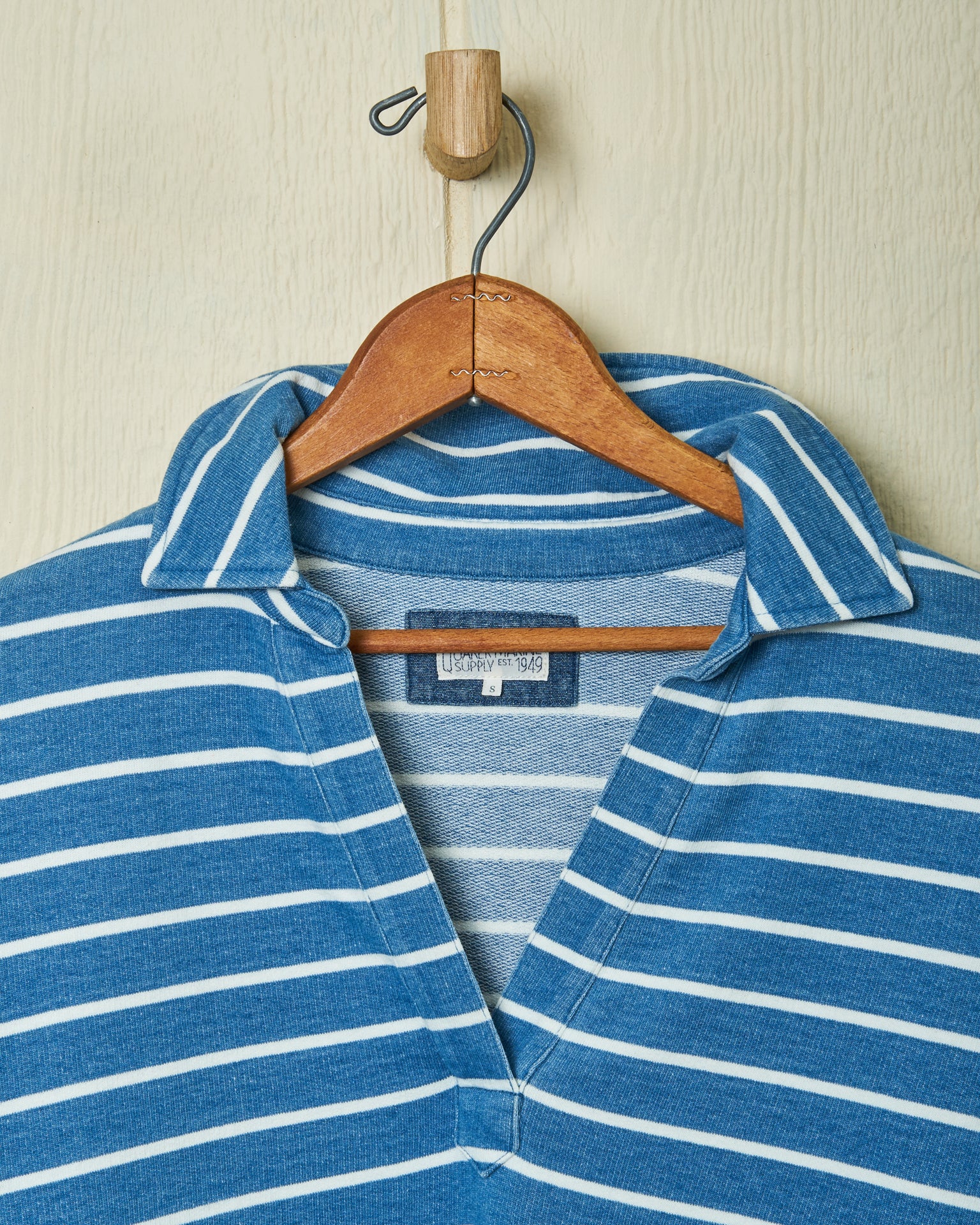 Indigo Inlet Pullover - ¾” Indigo & White Striped Women's Sweater | Cozy Casual Wear for Fall & Winter | Perfect for Layering, Office & Weekend Outfits