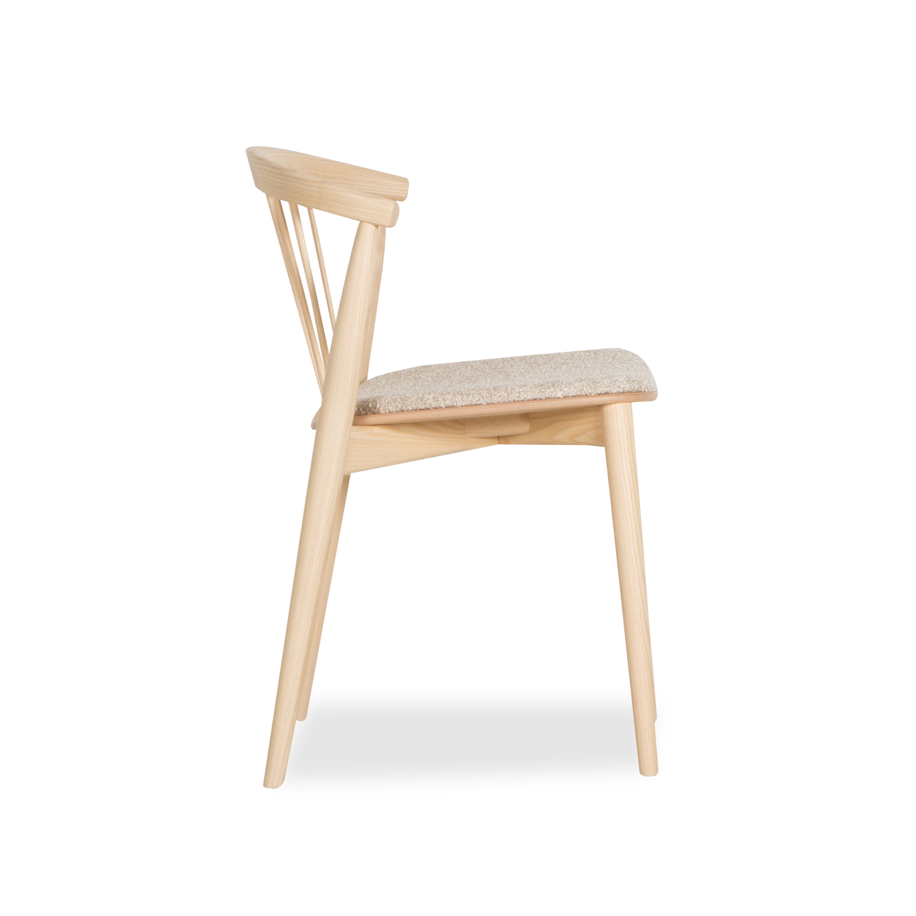 Newood Modern Dining Chair - Solid Wood Kitchen Chair with Cushion - Comfortable & Stylish for Dining Room, Kitchen, Breakfast Nook, and Home Office