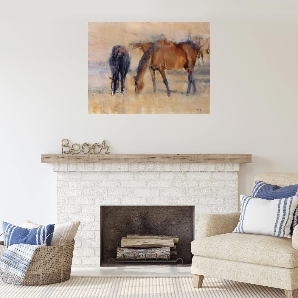 Kentucky Morning 1 Canvas Wall Art - 46x35 Inch Ready to Hang Fine Art Print by Valtcho Tonov - Perfect for Living Room, Bedroom, Office & Home Decor - Scenic Landscape Painting for Modern Interior Design