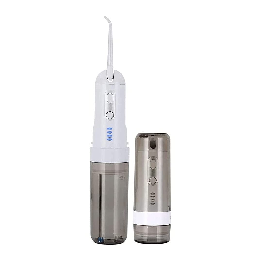XIXIDIAN Cordless Water Flosser for Teeth Cleaning - Portable Dental Flosser with 3 Modes, IPX7 Waterproof & USB Rechargeable - Removable Water Tank for Home, Travel, and On-the-Go Oral Care