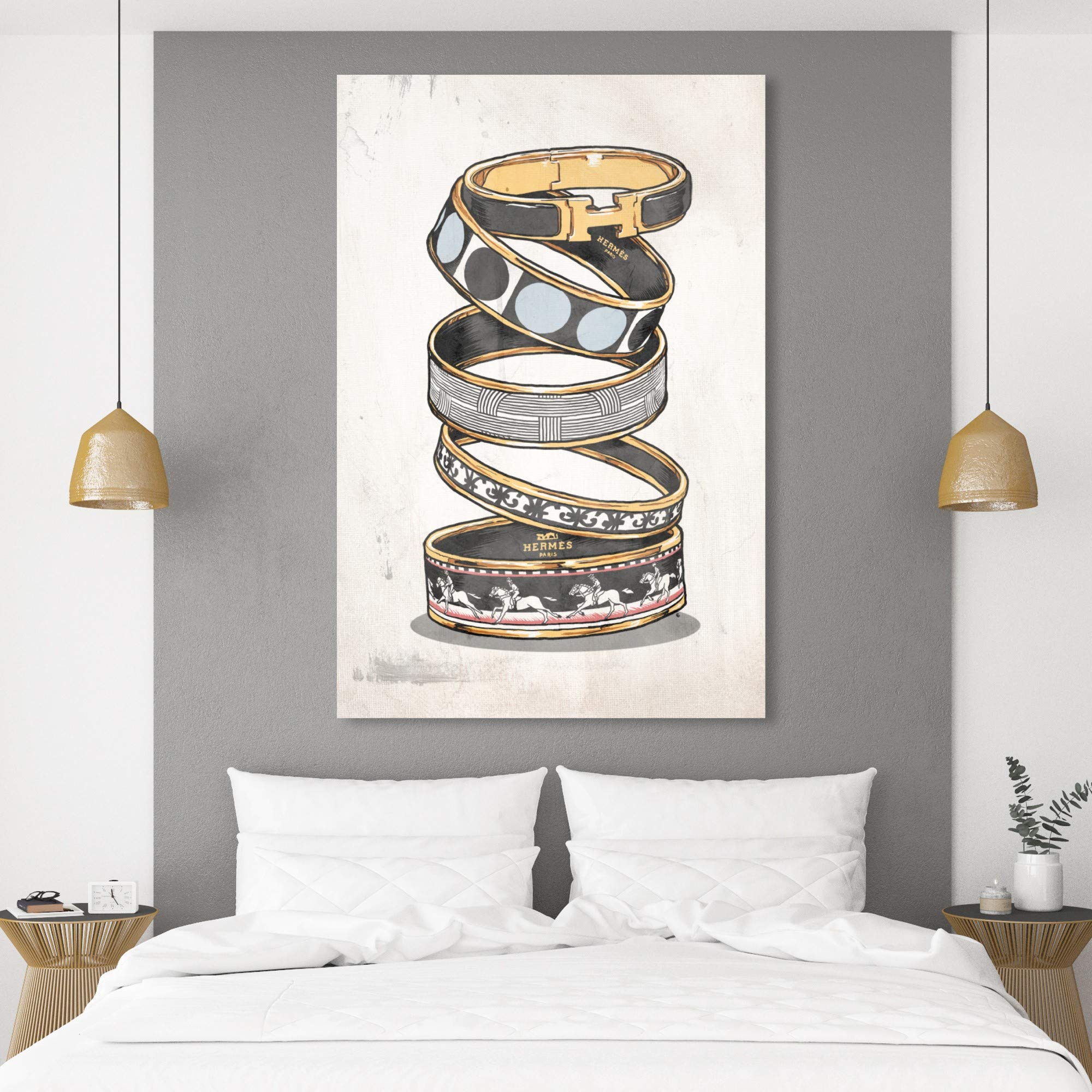 Arm Candy Noir Fashion Wall Art Canvas Prints - Elegant Home Decor for Living Room, Bedroom & Office