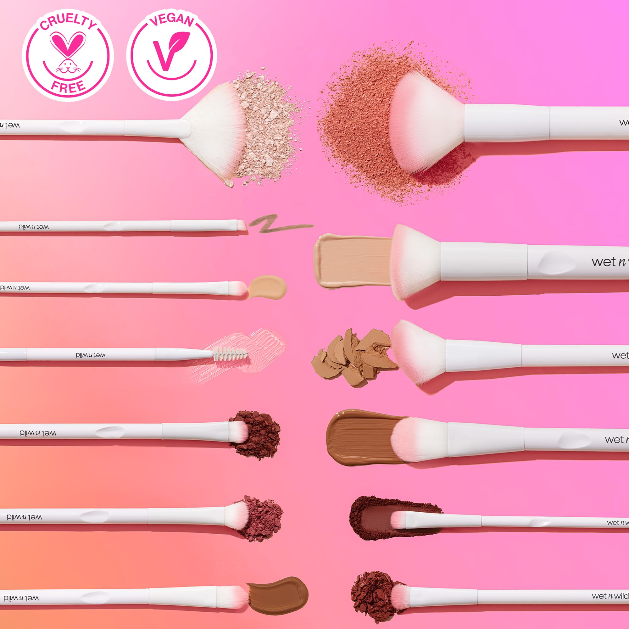 Wet n Wild Small Eyeshadow Brush - White | Professional Makeup Brush for Precise Eyeshadow Application | Perfect for Travel & Everyday Makeup
