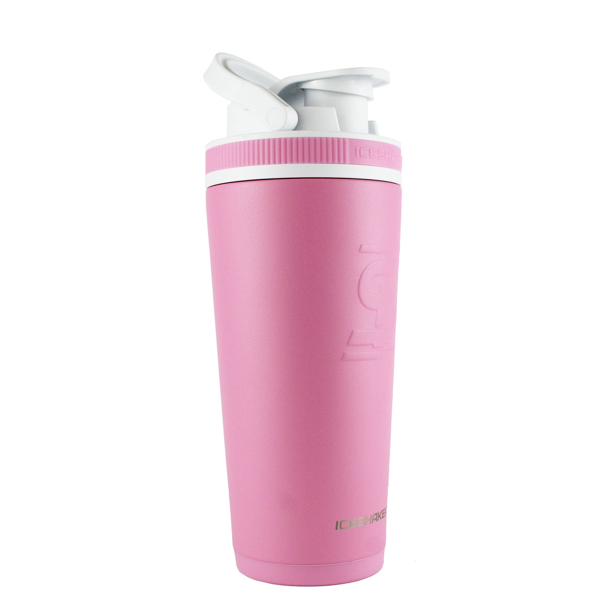 Gronk Signature Edition 26oz Insulated Stainless Steel Ice Shaker Bottle - Pink | Leak Proof Water Bottle for Gym, Workout & Sports | Perfect for Protein Shakes, Cold Drinks & Hydration On The Go