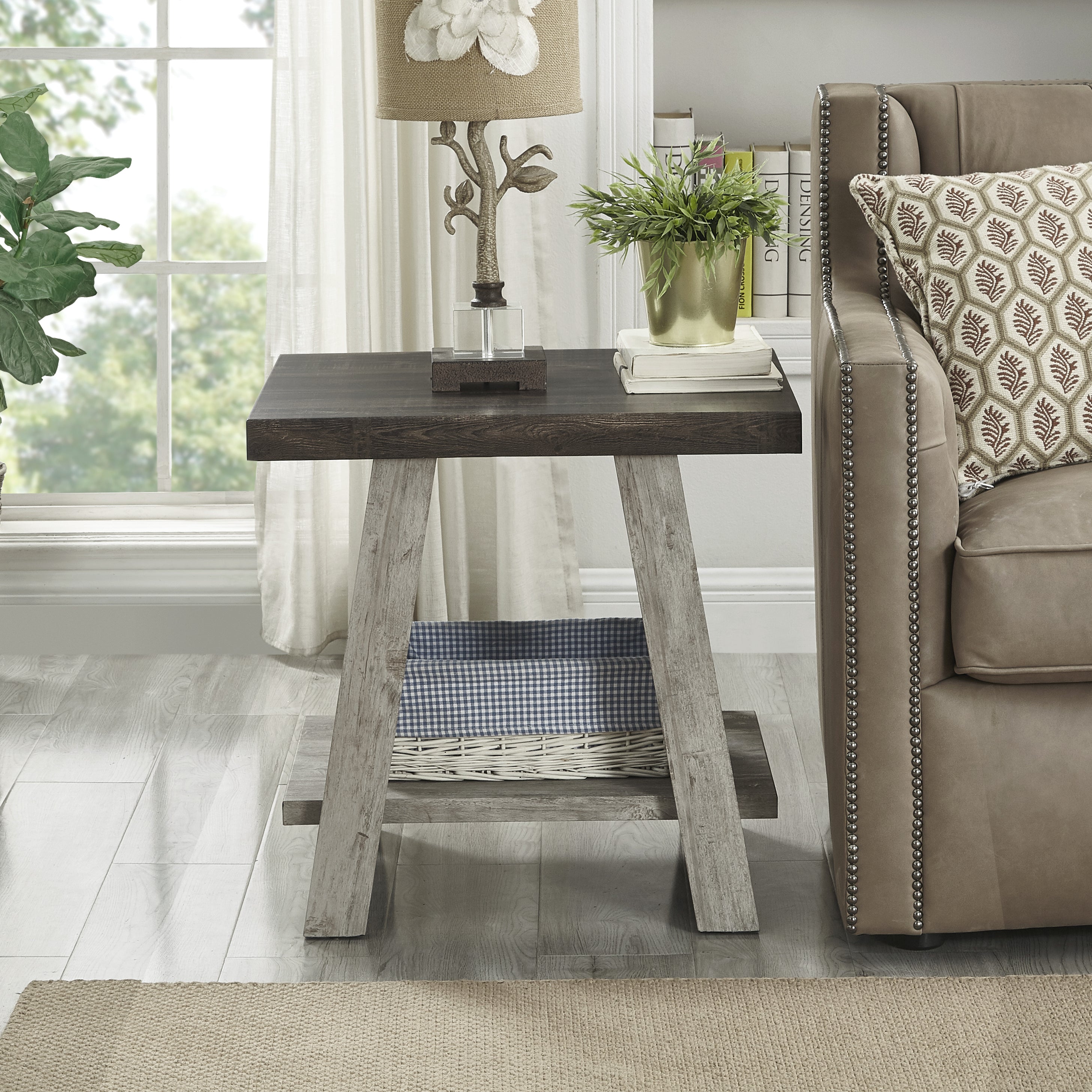 Roundhill Furniture Athens Contemporary 3-Piece Coffee Table Set with Storage - Modern Living Room Furniture for Small Spaces, Home Decor & Organization