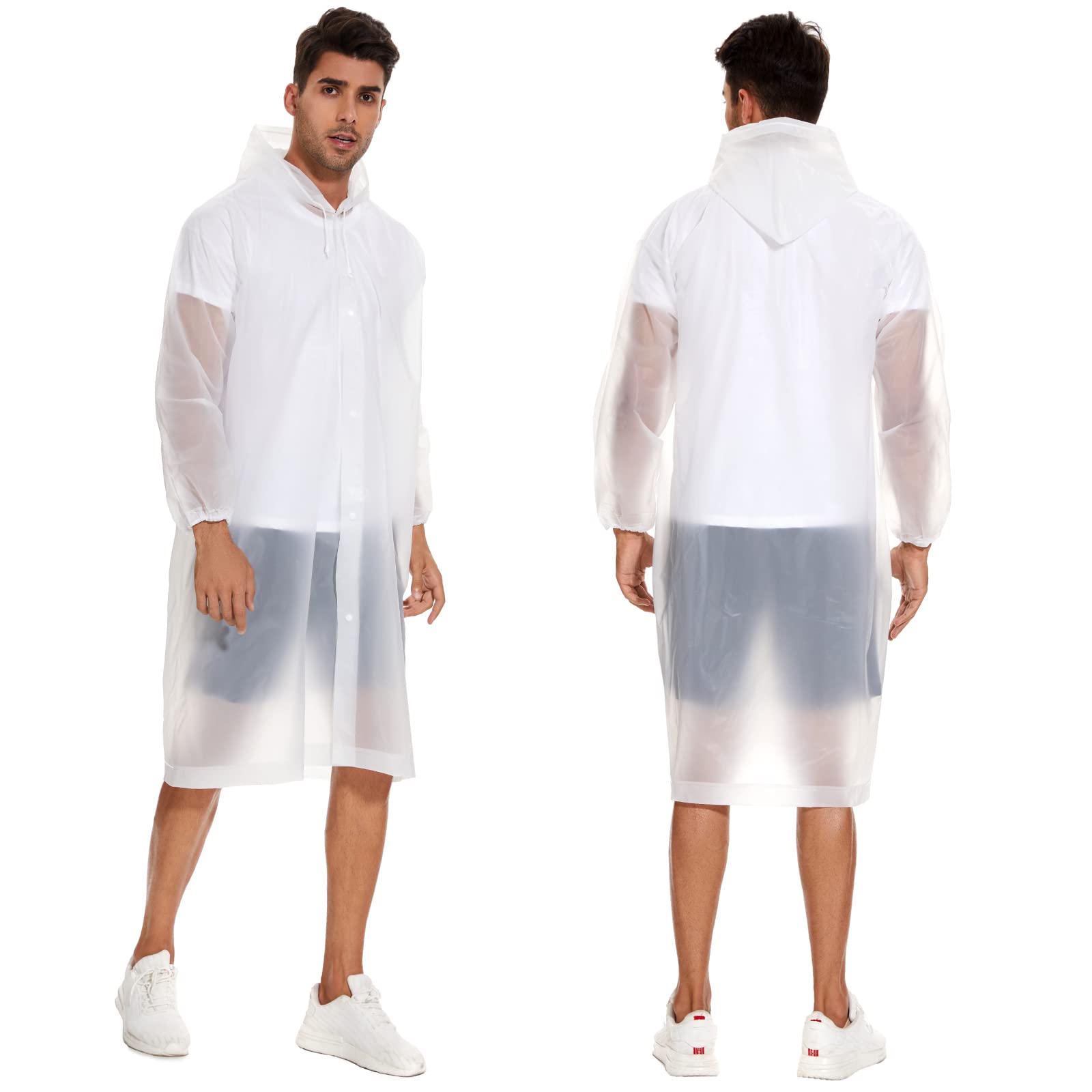Waterproof Unisex Raincoat for Men & Women - Lightweight Windproof Jacket for Outdoor Activities, Hiking, and Commuting