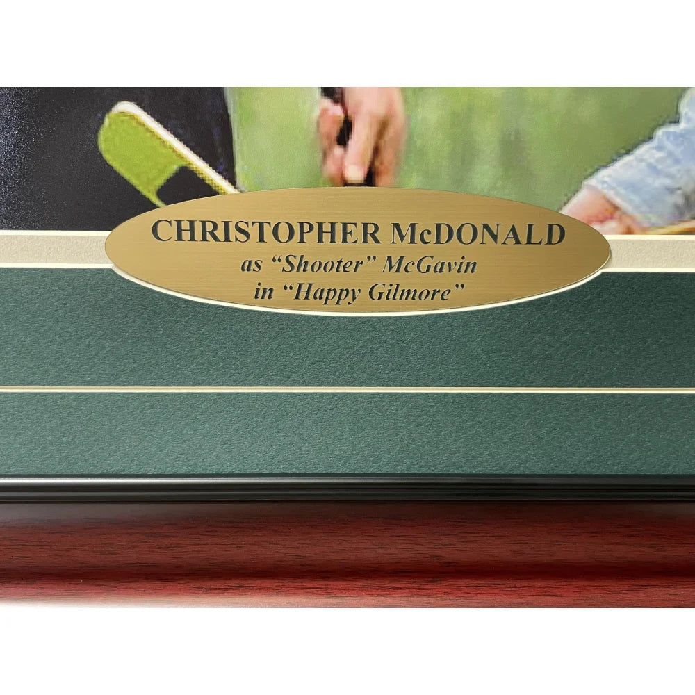 Authentic Christopher McDonald Autographed Shooter McGavin 11x14 Photo - Signed Memorabilia with 'Pieces of Sh*t' Inscription | Perfect for Movie Fans, Golf Lovers & Happy Gilmore Collectors