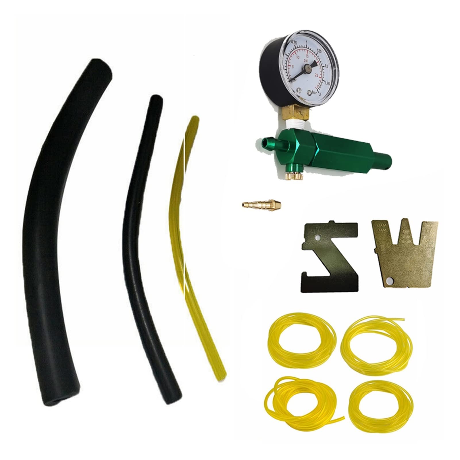 2 Feet Leak Carburetor Pressure Gauge - Fuel Line Hose Diagnostic Tool for Garden Equipment, Lawn Mowers & Small Engines - Adjust & Test Carburetors with Precision (Perfect for DIY Repairs & Maintenance)
