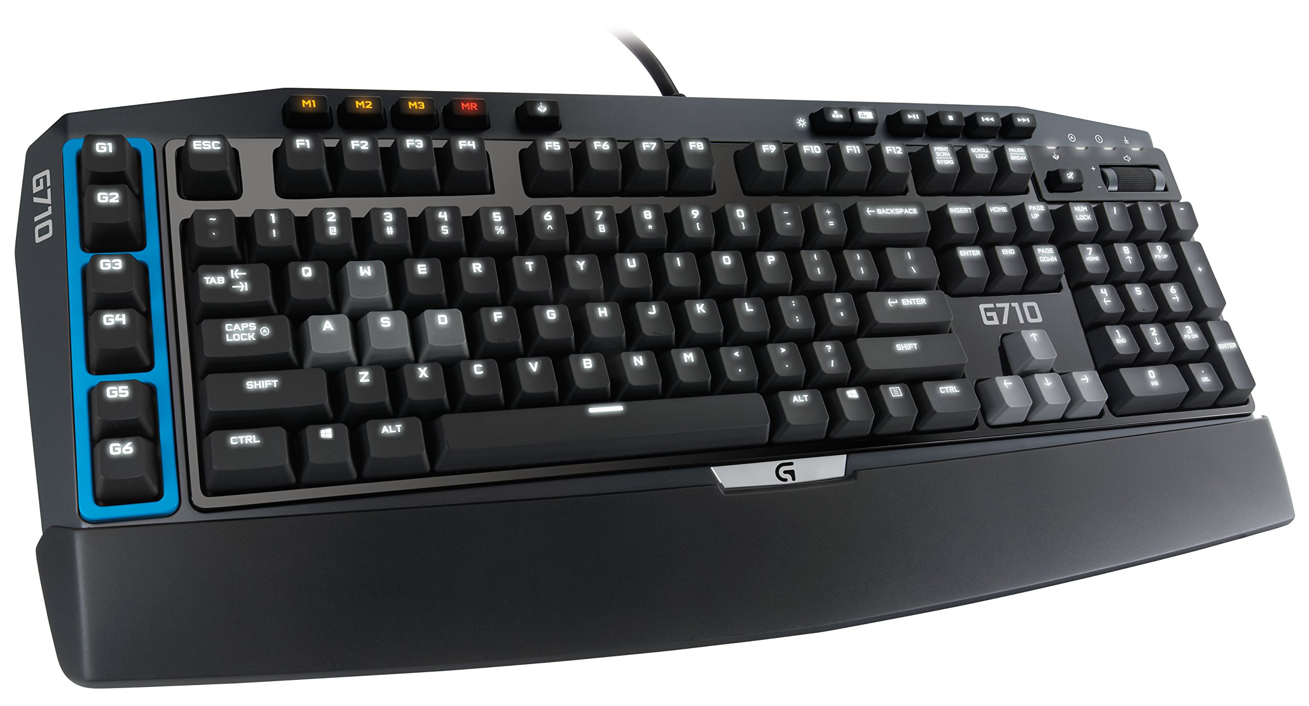 Logitech G710+ Mechanical Gaming Keyboard with Cherry MX Brown Switches - Perfect for PC Gaming, Typing & Office Work