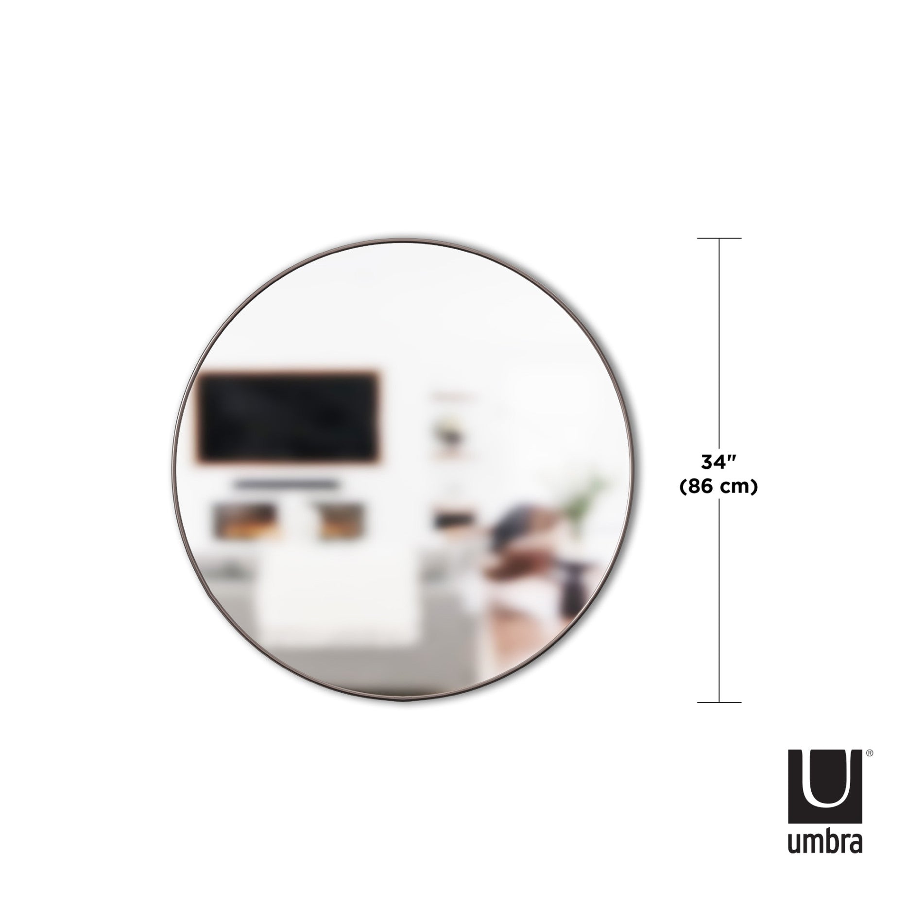 Hubba Wall Mirror - Full Length Floor Mirror with Adjustable Tilt, Modern Home Decor for Bedroom, Living Room & Entryway | Perfect for Selfies, Outfit Checks & Room Styling
