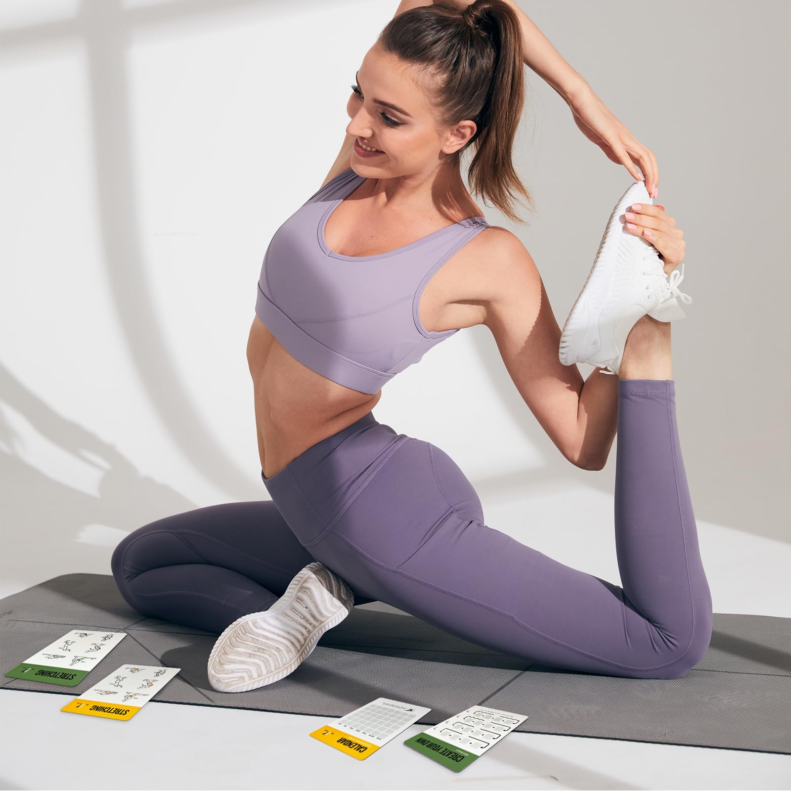 100 Bodyweight & Resistance Band Workout Cards - 5