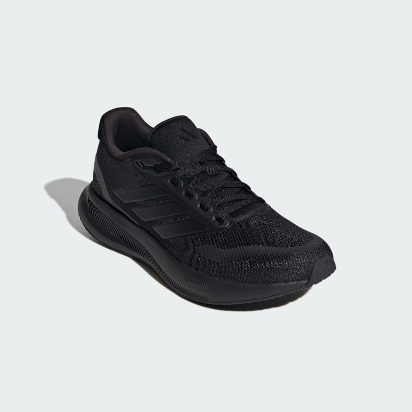 Adidas Women's Runfalcon 5 Triple Black Running Shoes - Lightweight Comfort for Jogging, Gym Workouts & Daily Wear
