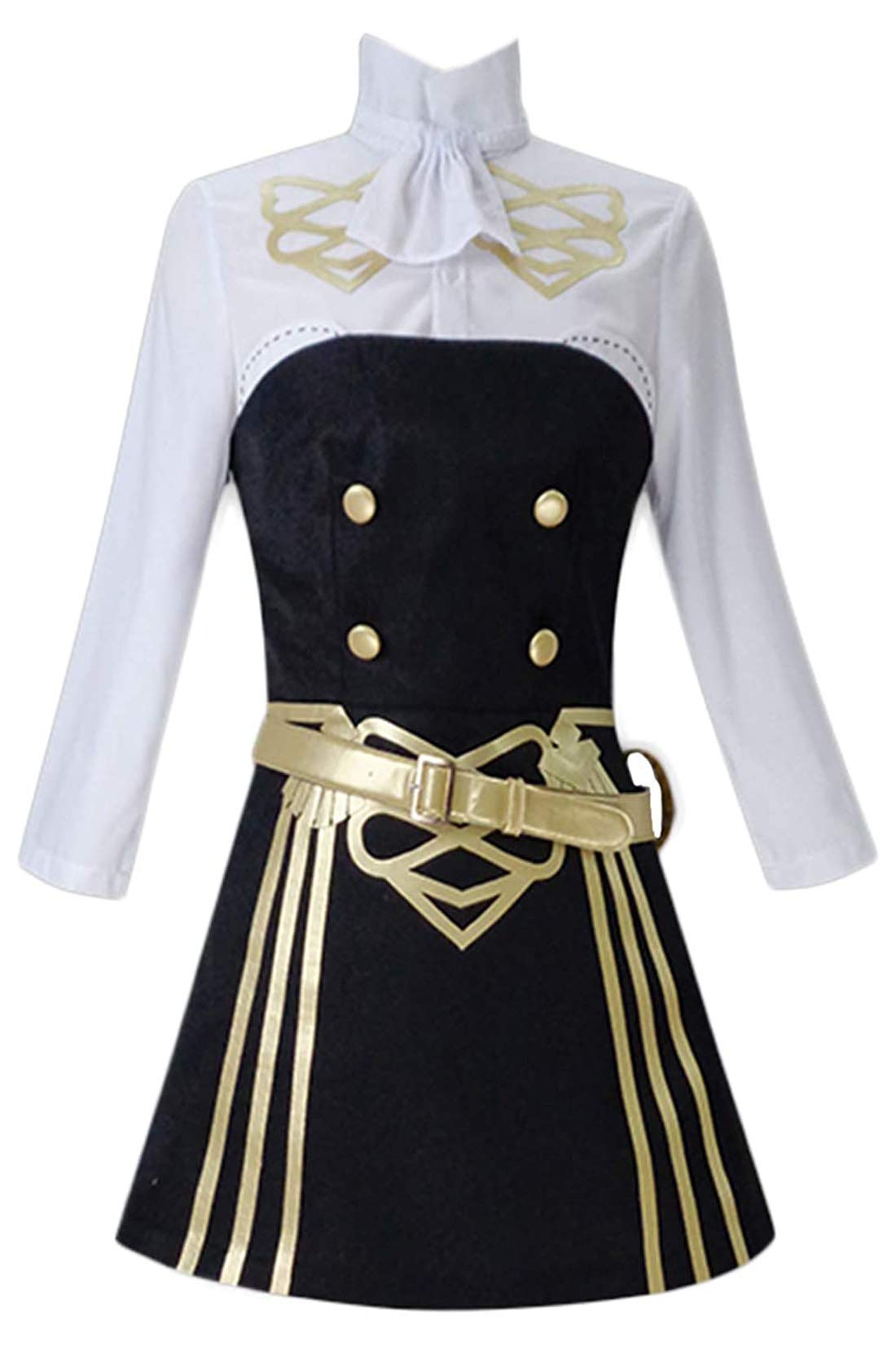 Elegant Hilda Black Dress Halloween Cosplay Costume for Women - Perfect for Anime Conventions, Themed Parties & Gothic Fashion