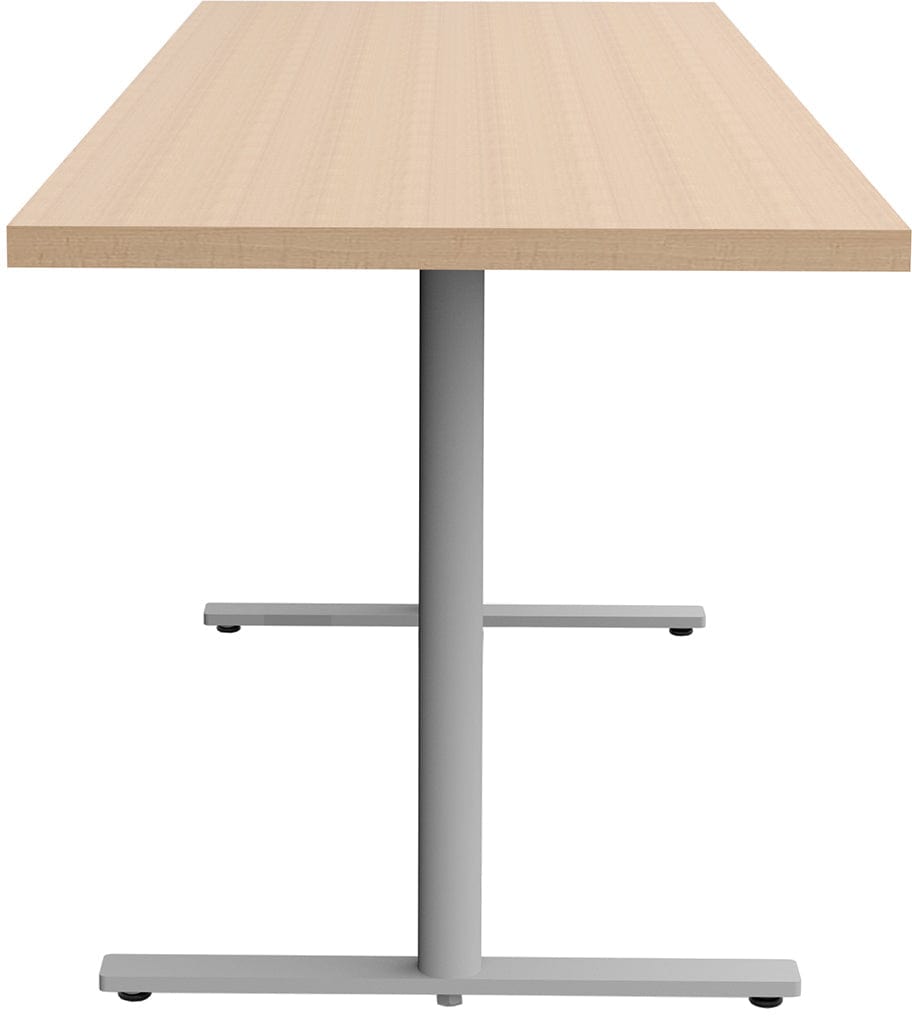 Safco JURNI 72 x 24 Inch Multi-Purpose Table with T-Leg Base and Glides - Perfect for Office, Classroom, Conference Room, and Home Use [JN7224NFXTGL]
