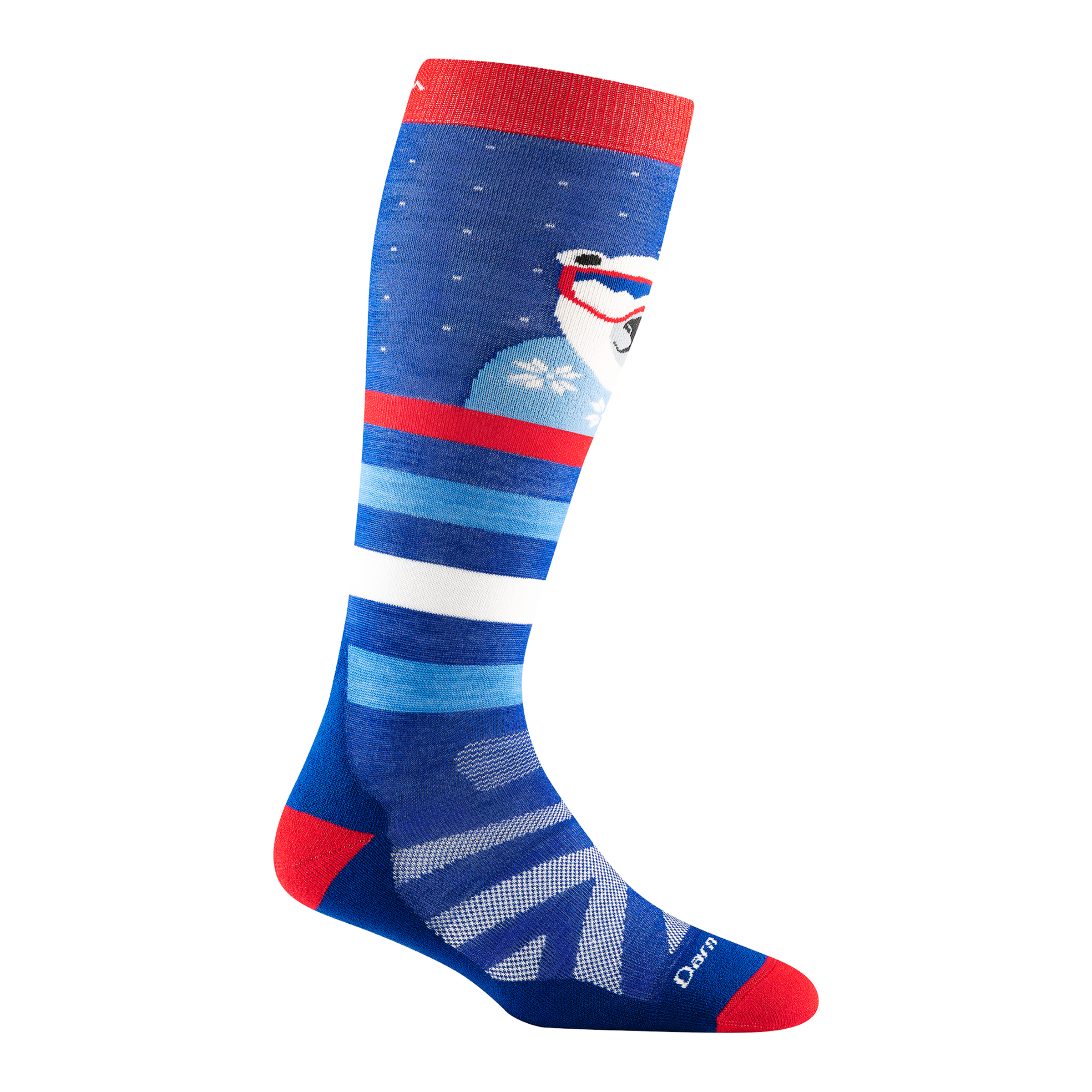 Kids Polar Patroller Over-The-Calf Midweight Ski & Snowboard Socks - Warm Winter Sports Socks for Cold Weather - Perfect for Skiing, Snowboarding & Outdoor Winter Activities