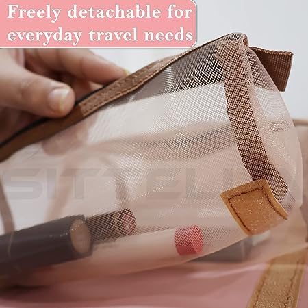 Anasis 4-in-1 Foldable Hanging Toiletry Bag for Women | Waterproof Cosmetic Organizer | Travel Makeup Storage Case | Perfect for Vacation, Gym & Business Trips