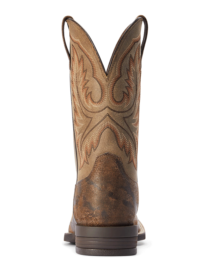Ariat Men's Wilder Western Boot in Antique Grey - Durable Cowboy Boots for Riding, Work & Casual Wear