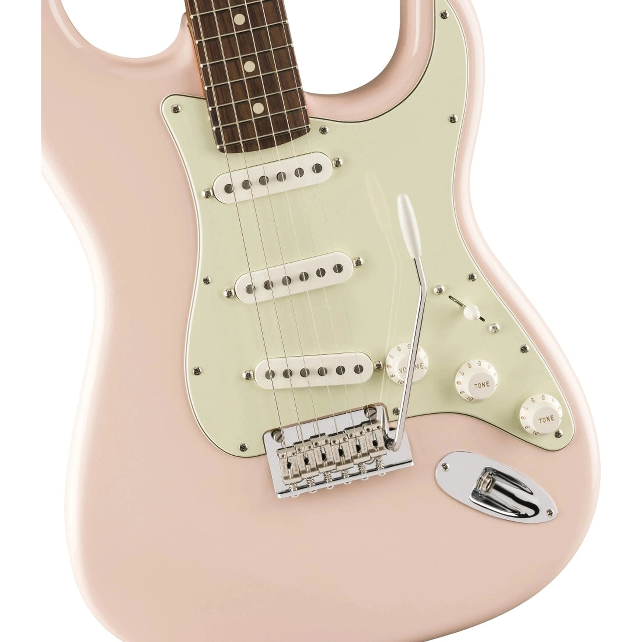 Fender American Professional II Stratocaster Electric Guitar - Limited Edition Roasted Maple Neck in Shell Pink Finish | Professional & Stage Performance Guitar for Rock, Blues & Jazz Musicians