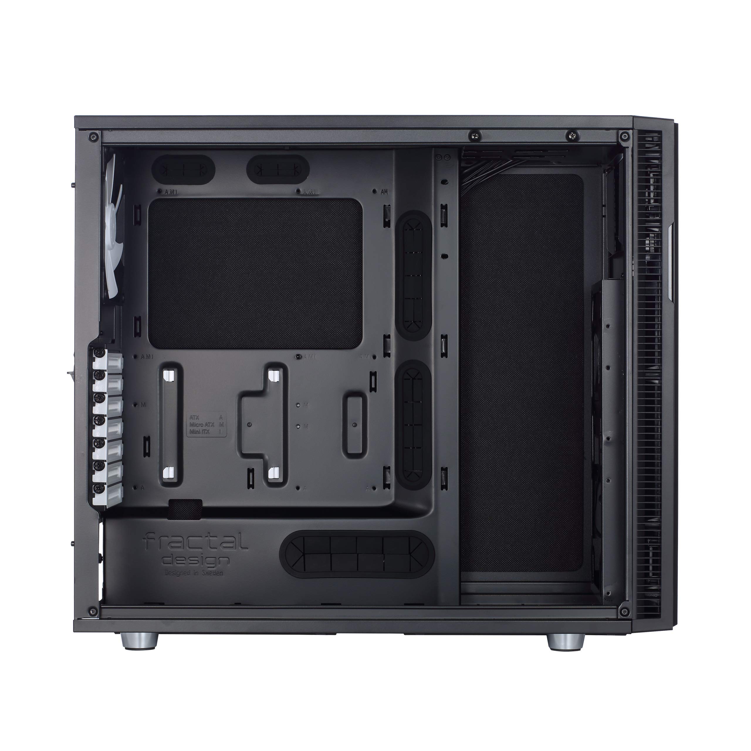 Fractal Design Define R5 Mid Tower ATX Computer Case - High Airflow & Silent PC Case with 2X Dynamic GP-14 140mm Fans Included - Water Cooling Ready - Black - Perfect for Gaming PCs, Workstations & Home Office Setups