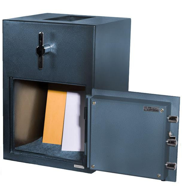 Hollon RH 2014C Rotary Hopper Depository Safe with Dial Combo Lock - Blemished | Secure Cash Storage for Retail Stores, Offices & Home Use