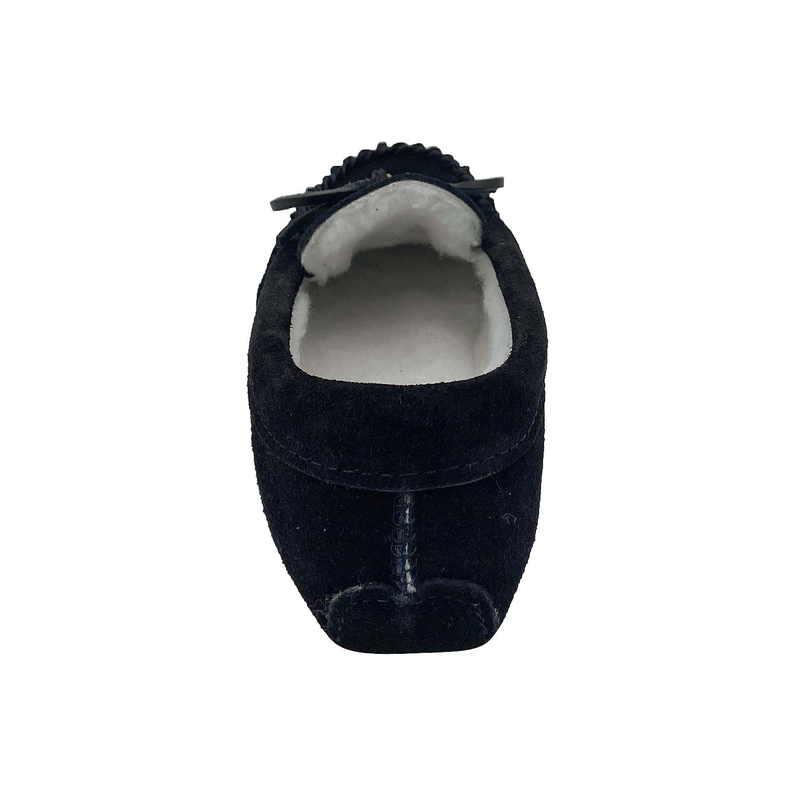 Women's Soft Sole Beaded Fleece Lined Suede Moccasins - Cozy Indoor/Outdoor House Slippers for Winter Comfort & Warmth - Perfect for Home, Lounge & Cold Weather Wear