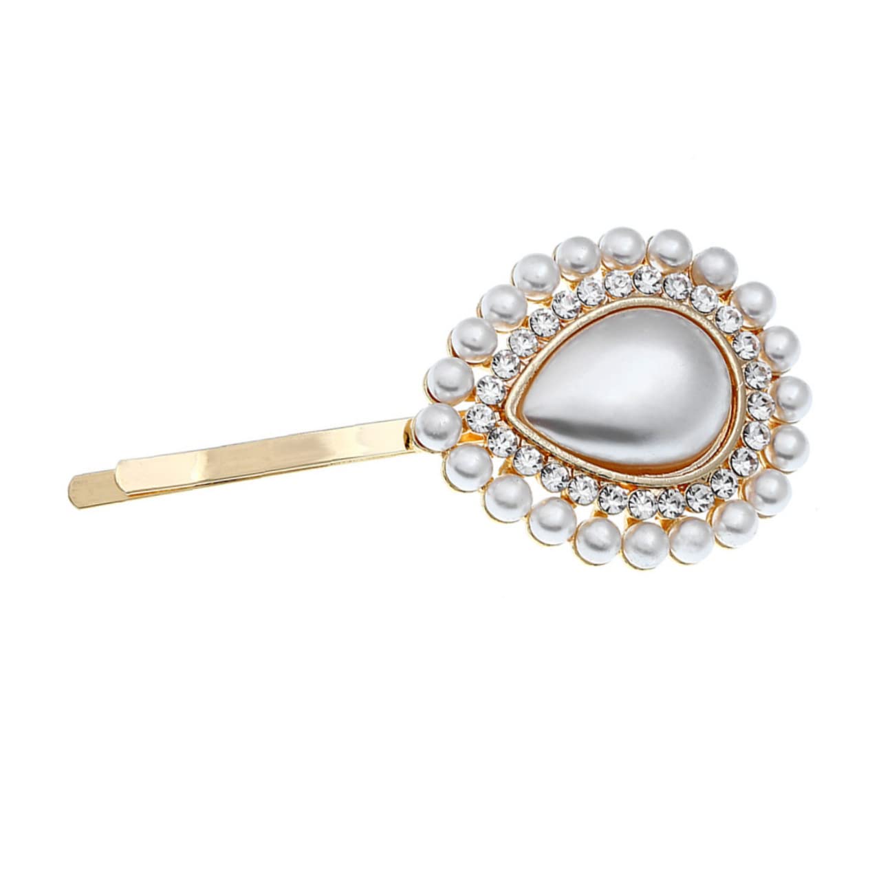 FOMIYES Elegant Pearl Hair Clips for Women - Vintage Metal Hair Barrettes with Pearl Accents, Decorative Hairpins for Bridal, Party, and Everyday Use
