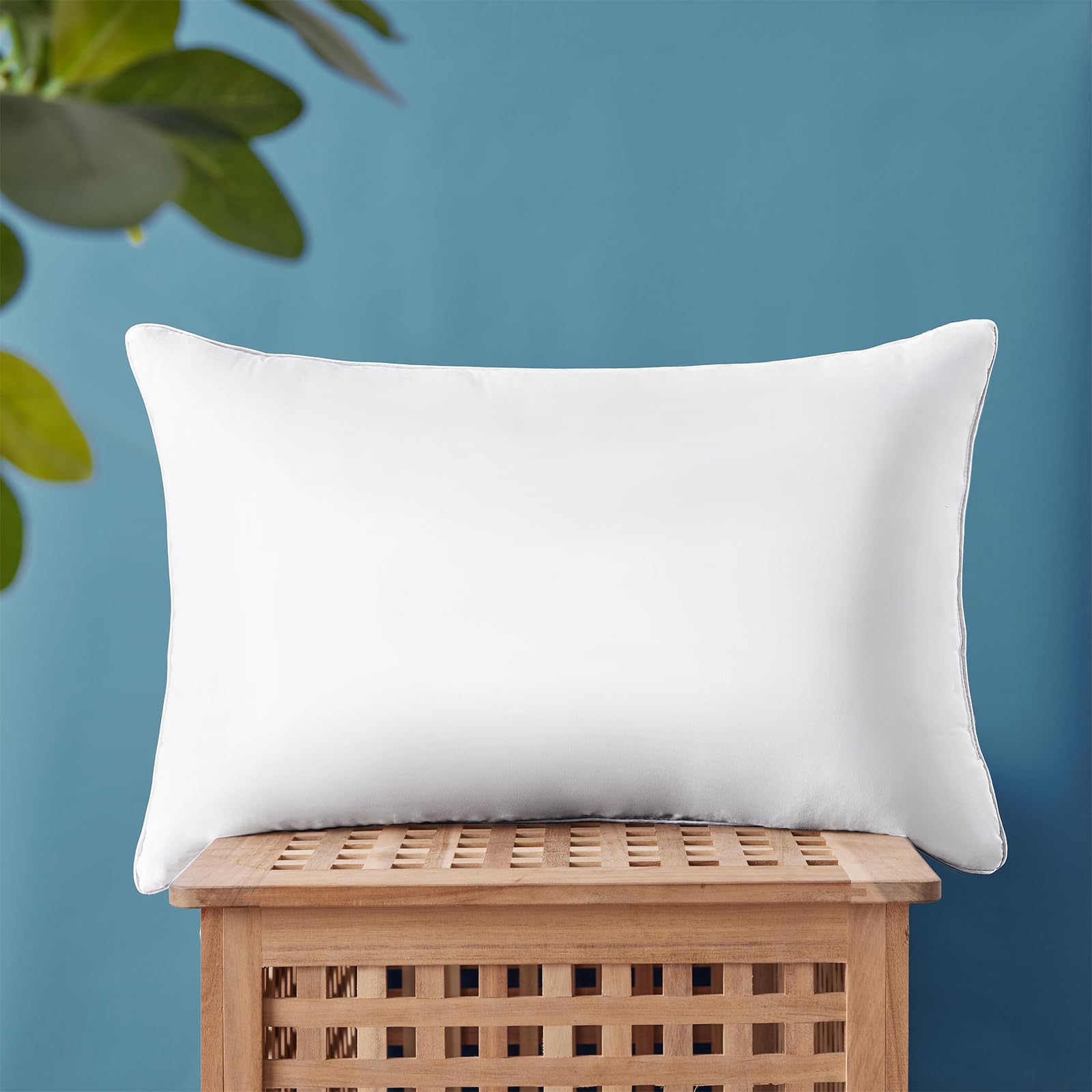 CozyLux Standard Size Cooling Pillows Set of 1 (18x26 Inch) - Hotel Quality Down Alternative Pillows for Side, Back & Stomach Sleepers - Breathable & Supportive Luxury Bed Pillows for Better Sleep - Perfect for Home, Hotel, or Travel Use