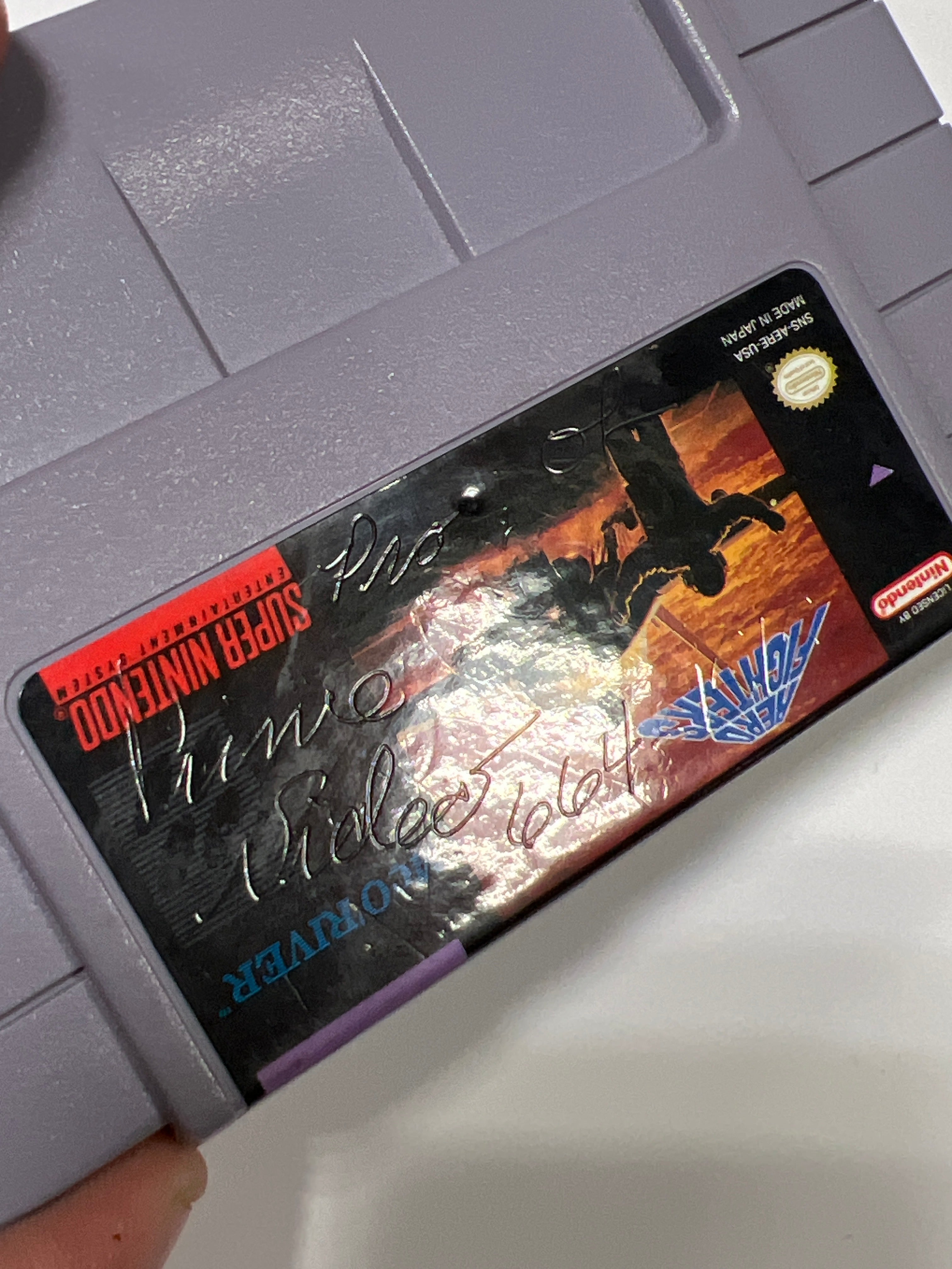 Aero Fighters (LS Flaw) - Super Nintendo SNES Classic Retro Video Game - Perfect for Collectors & Nostalgic Gamers - Great for Gaming Parties & Retro Gaming Nights