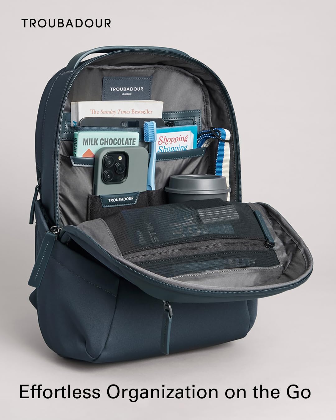 Troubadour Apex Compact Backpack 3.0 - Waterproof Laptop Backpack for 16