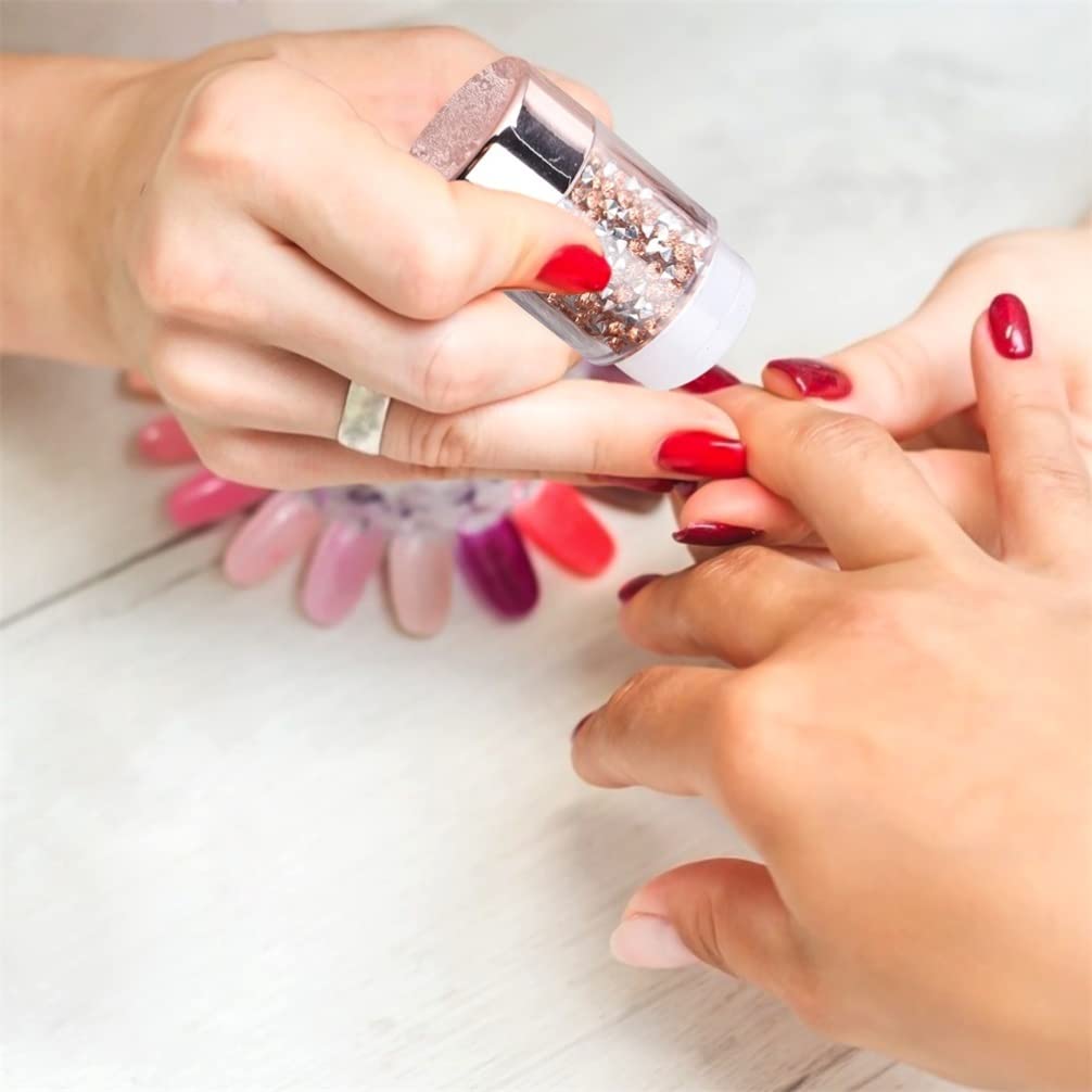 Beaupretty French Tip Nail Art Kit - Double-End Silicone Stamper for Manicure & Nail Stamping | Professional Nail Tech Accessories for Women & Girls | Perfect for DIY Nail Art, Salon Use & Home Manicures